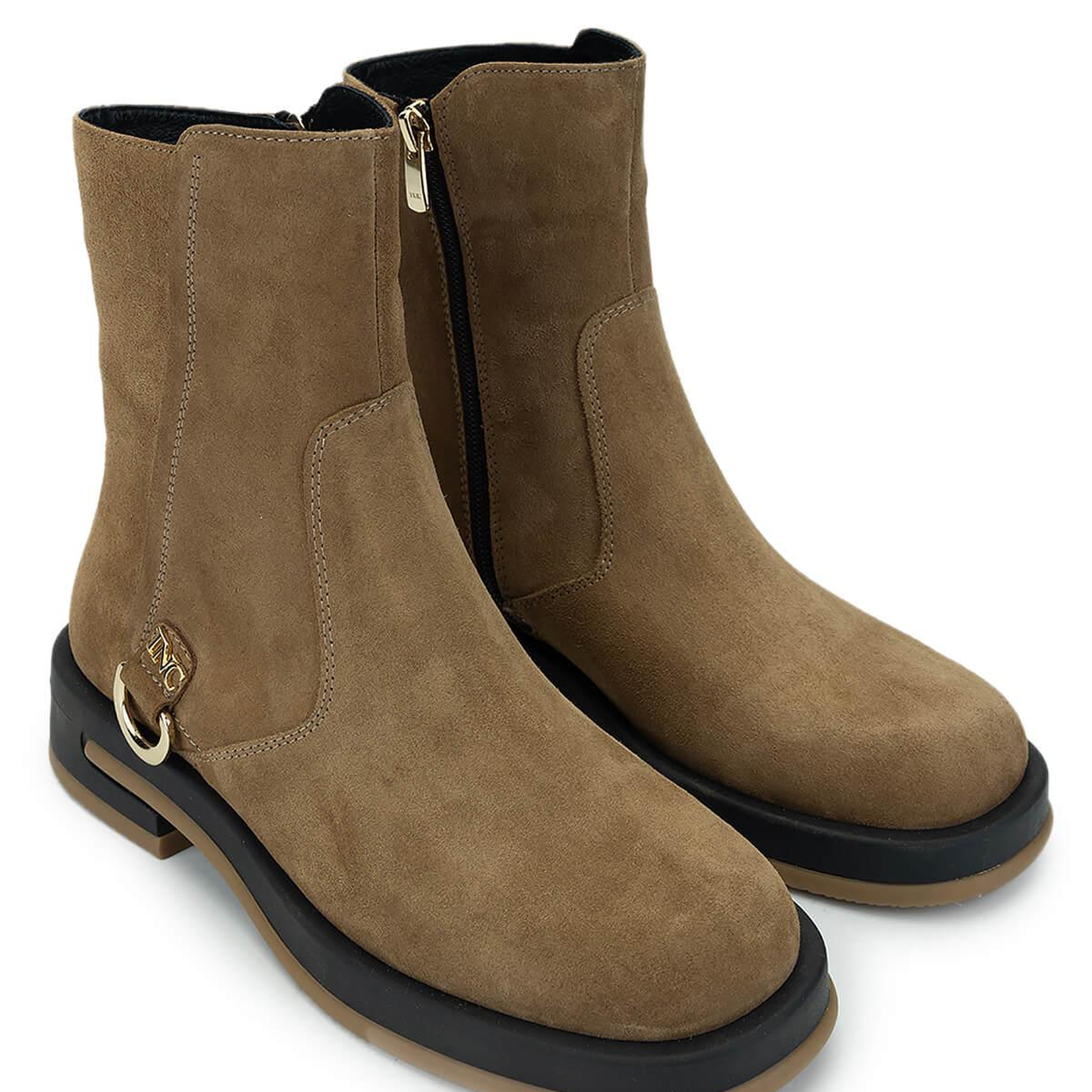 Tamer Tanca Kadın Hakiki Deri Tütün Süet Casual Bot