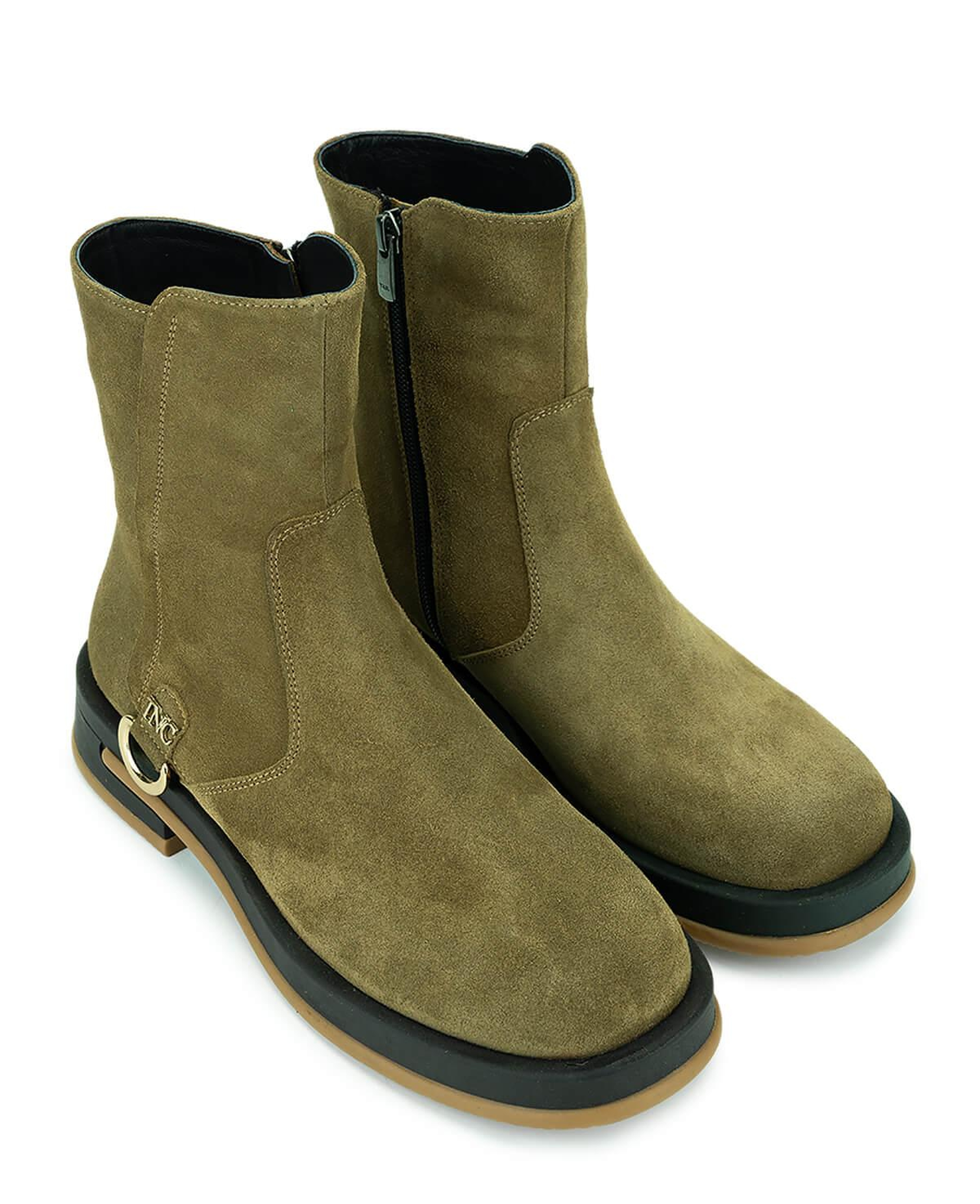 Tamer Tanca Kadın Hakiki Deri Yeşil Casual Bot