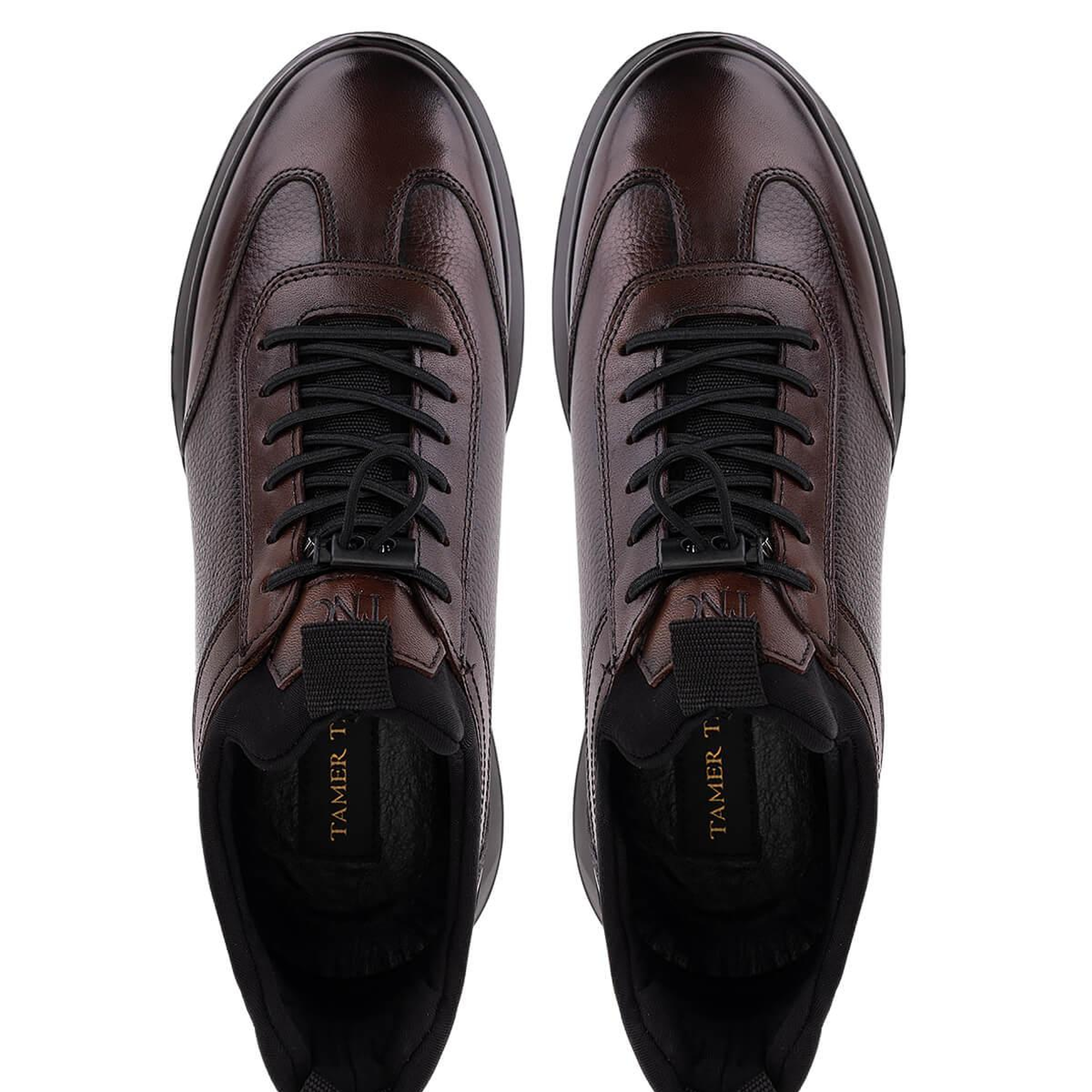 Tamer Tanca Erkek Hakiki Deri Kahverengi Casual Ayakkabı