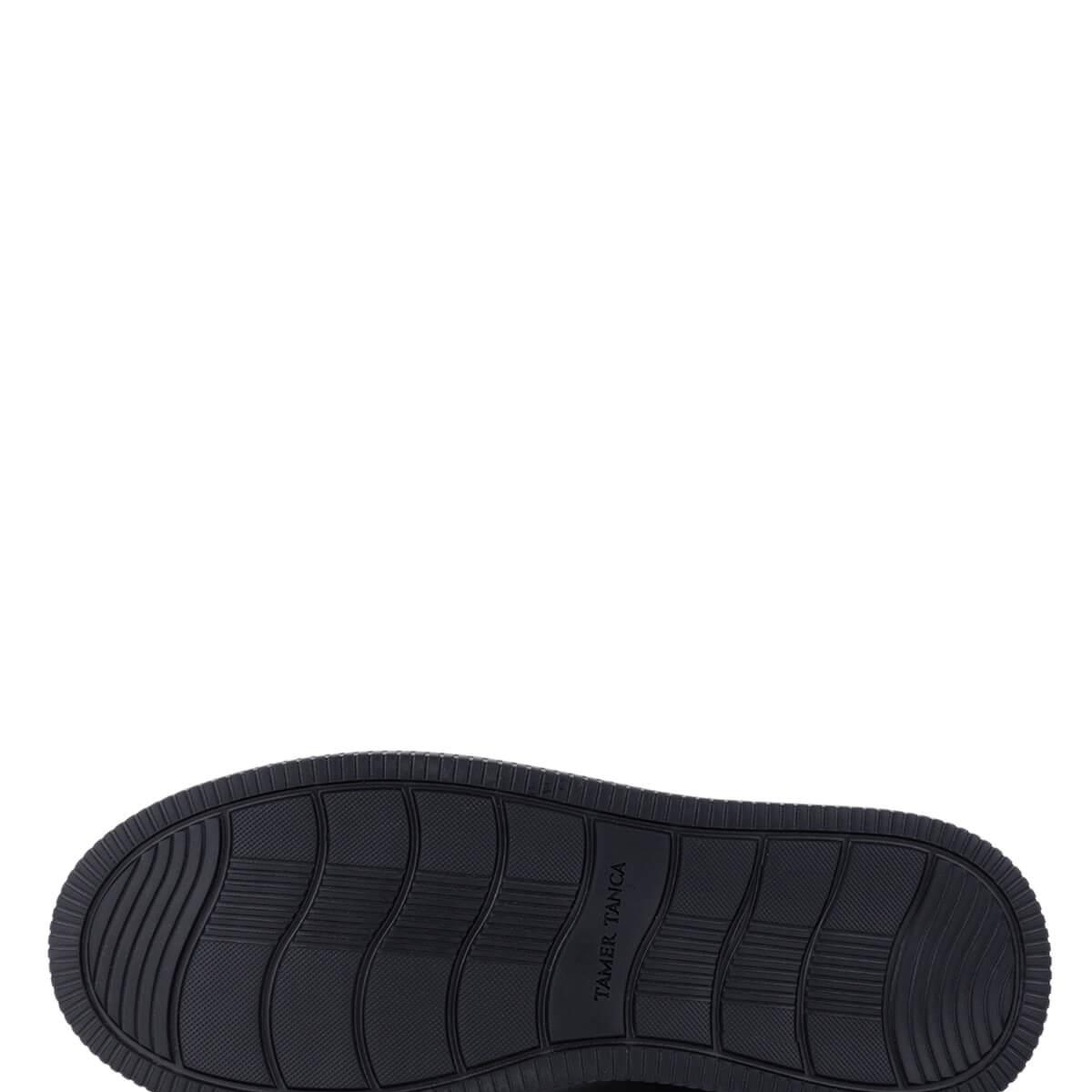 Tamer Tanca Erkek Hakiki Deri Siyah Sneakers & Spor Ayakkabı