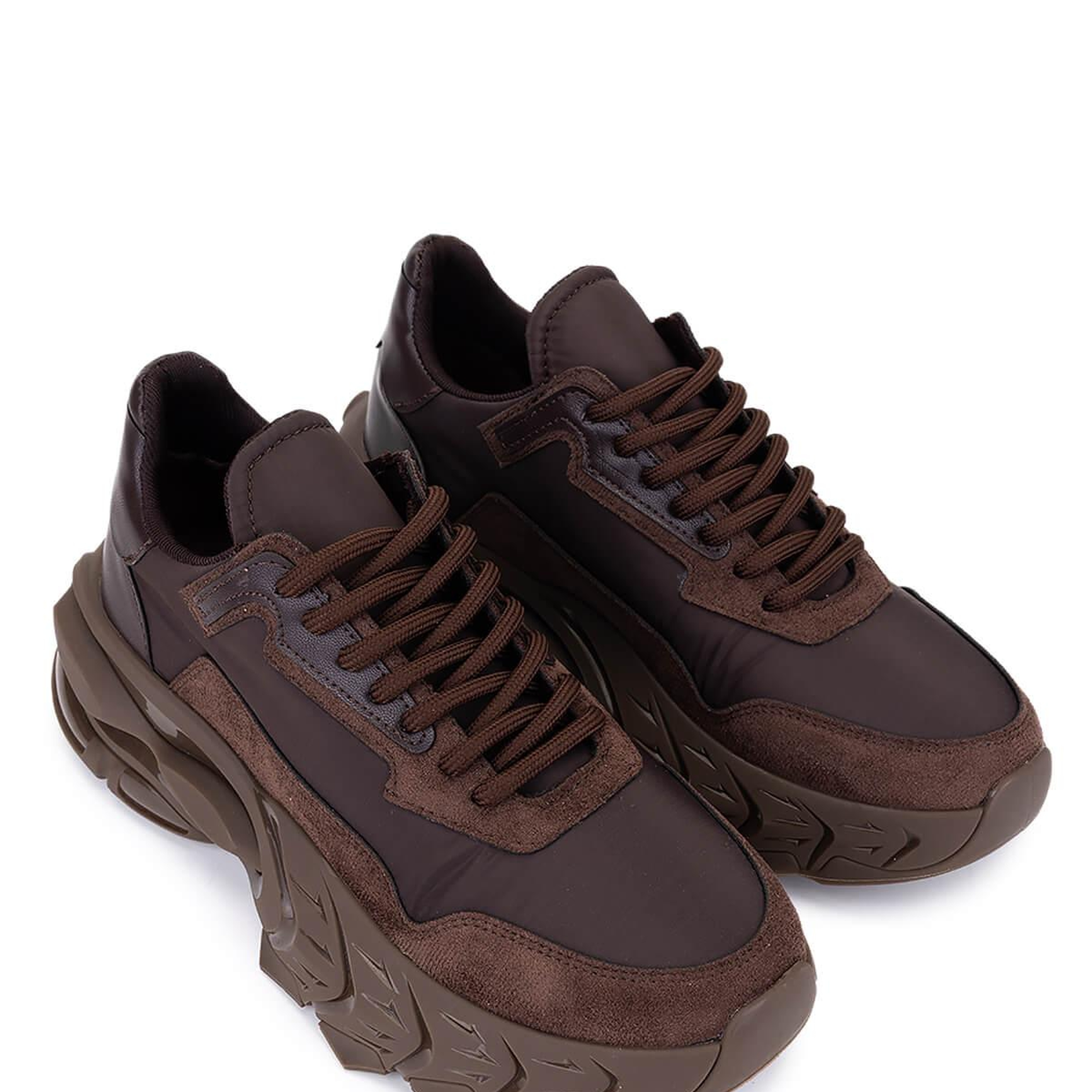 Tamer Tanca Kadın Suni Deri Kahve Sneakers & Spor Ayakkabı