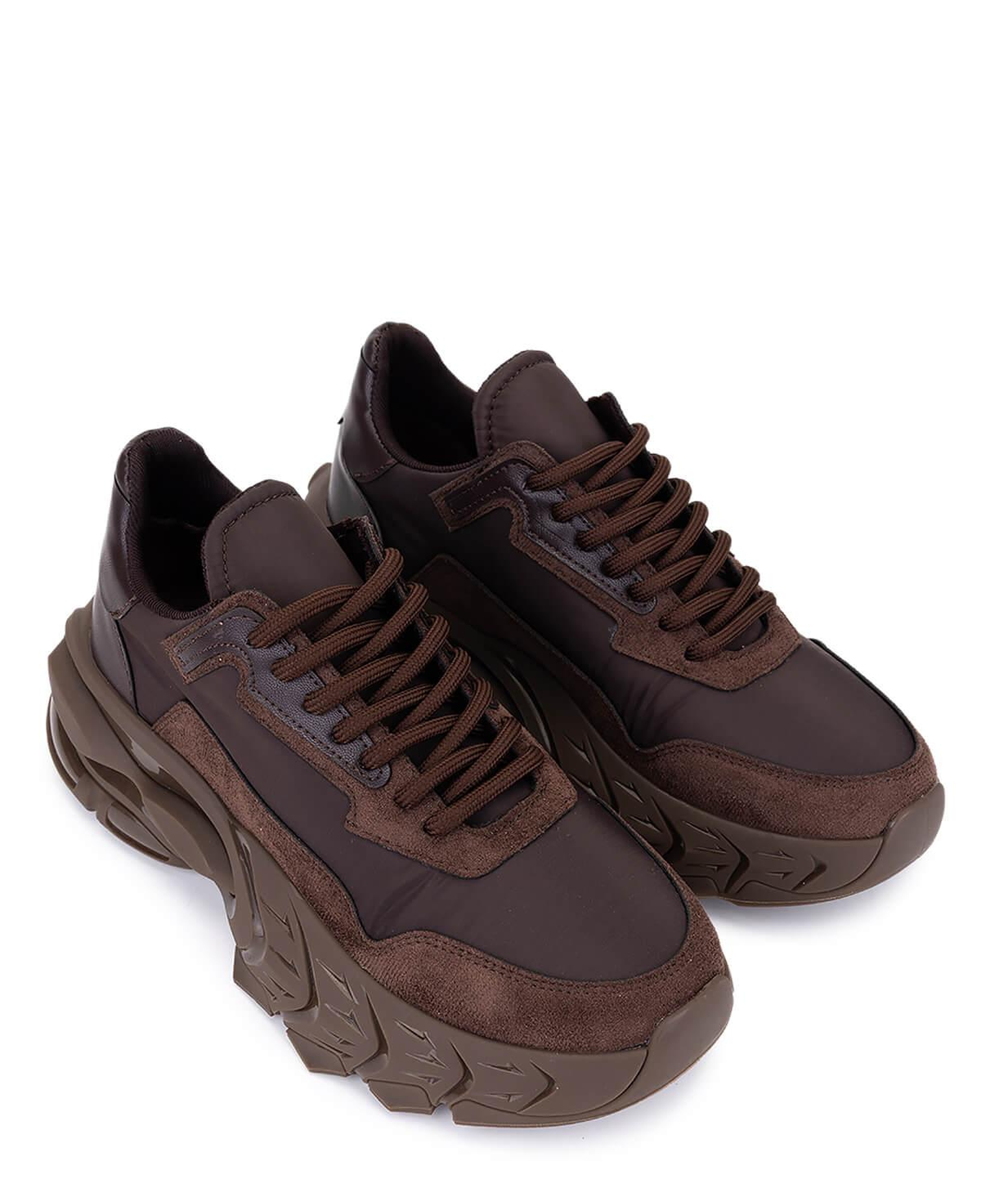 Tamer Tanca Kadın Suni Deri Kahve Sneakers & Spor Ayakkabı