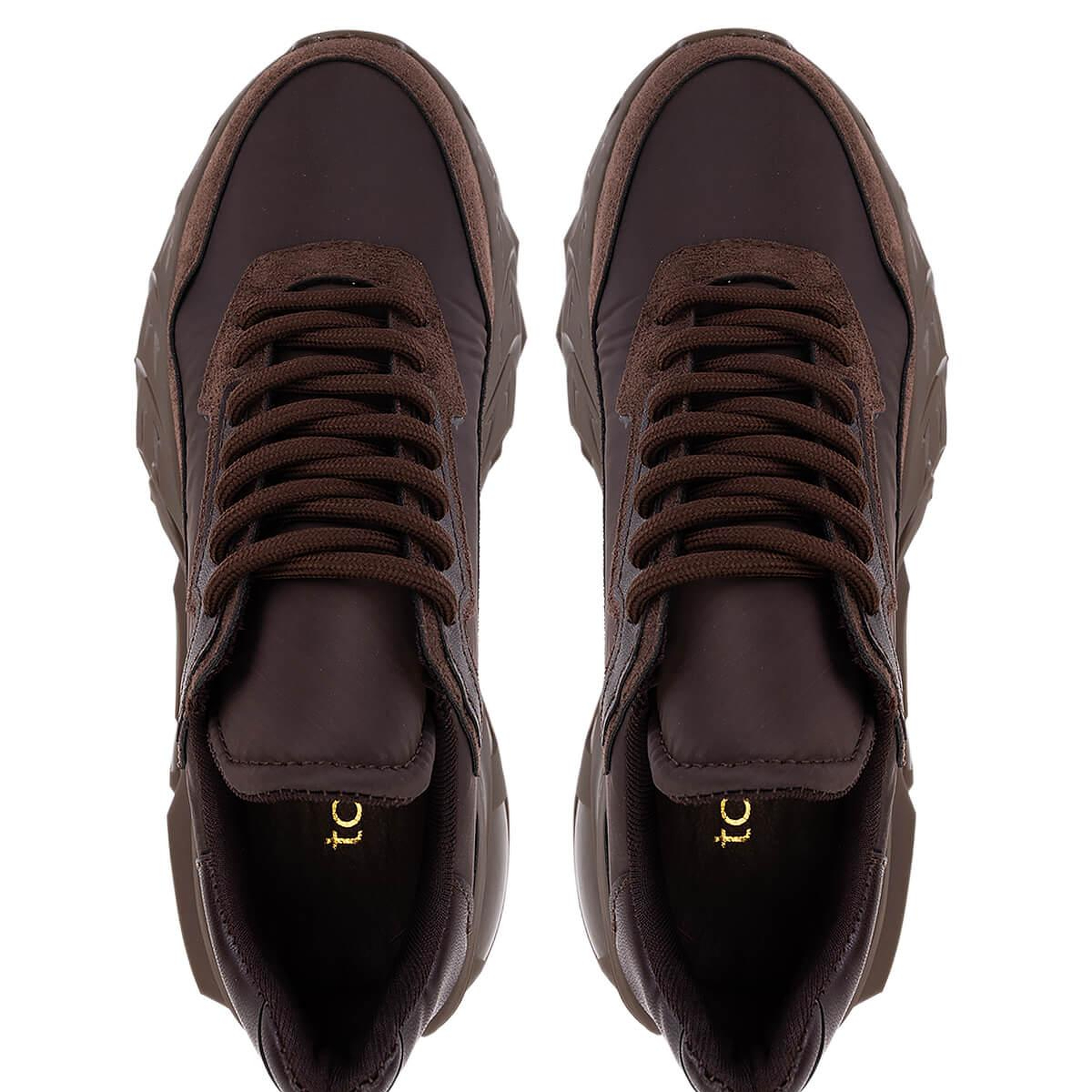 Tamer Tanca Kadın Suni Deri Kahve Sneakers & Spor Ayakkabı