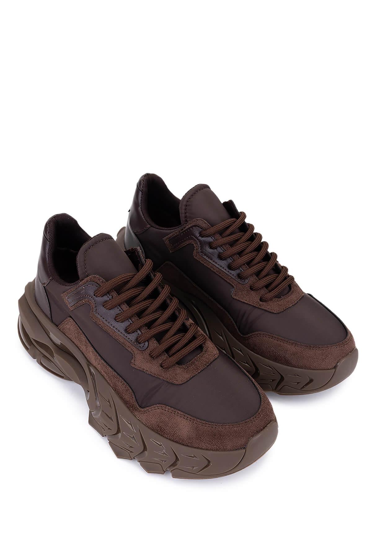 Tamer Tanca Kadın Suni Deri Kahve Sneakers & Spor Ayakkabı