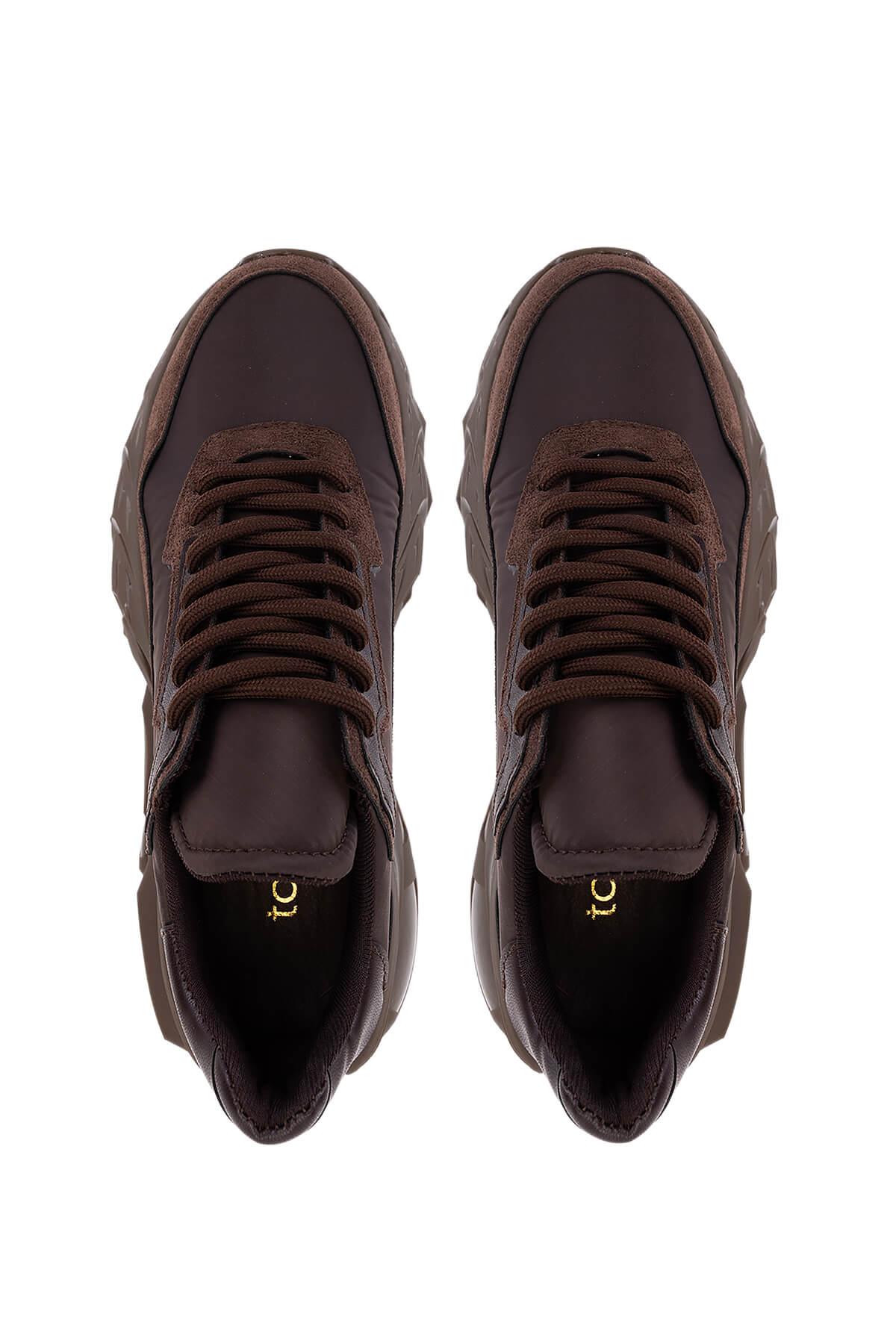 Tamer Tanca Kadın Suni Deri Kahve Sneakers & Spor Ayakkabı