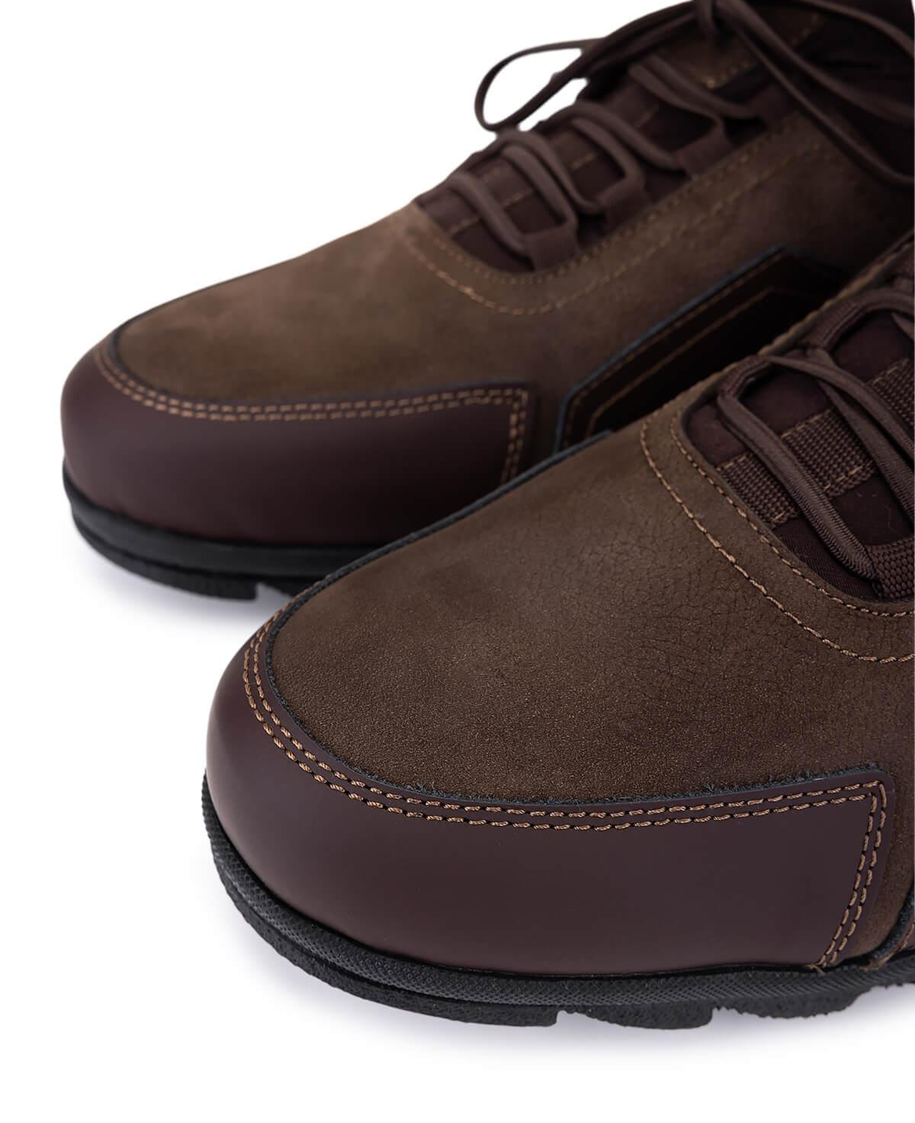 Tamer Tanca Erkek Hakiki Deri Kahverengi Nubuk Sneakers & Spor Ayakkabı