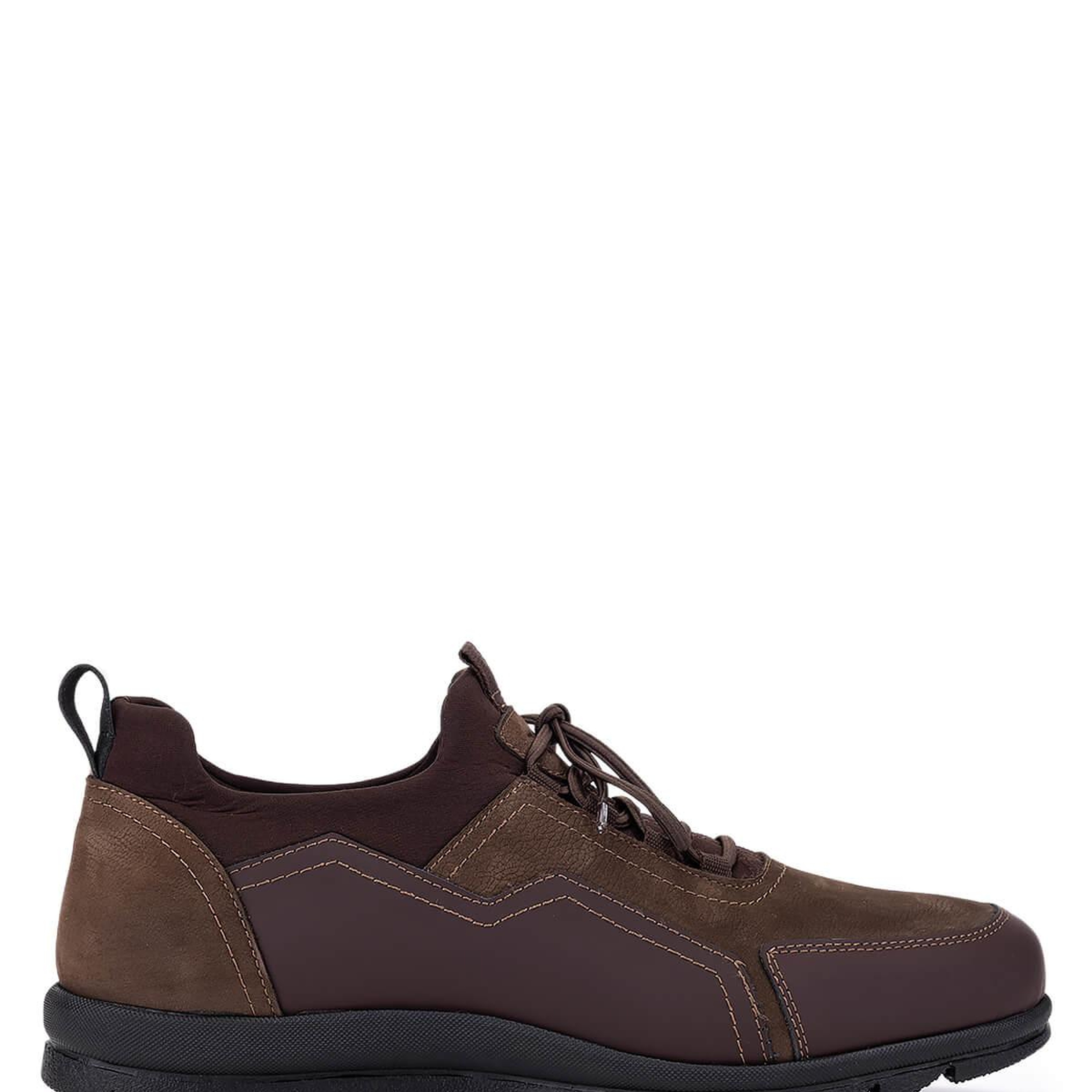 Tamer Tanca Erkek Hakiki Deri Kahverengi Nubuk Sneakers & Spor Ayakkabı