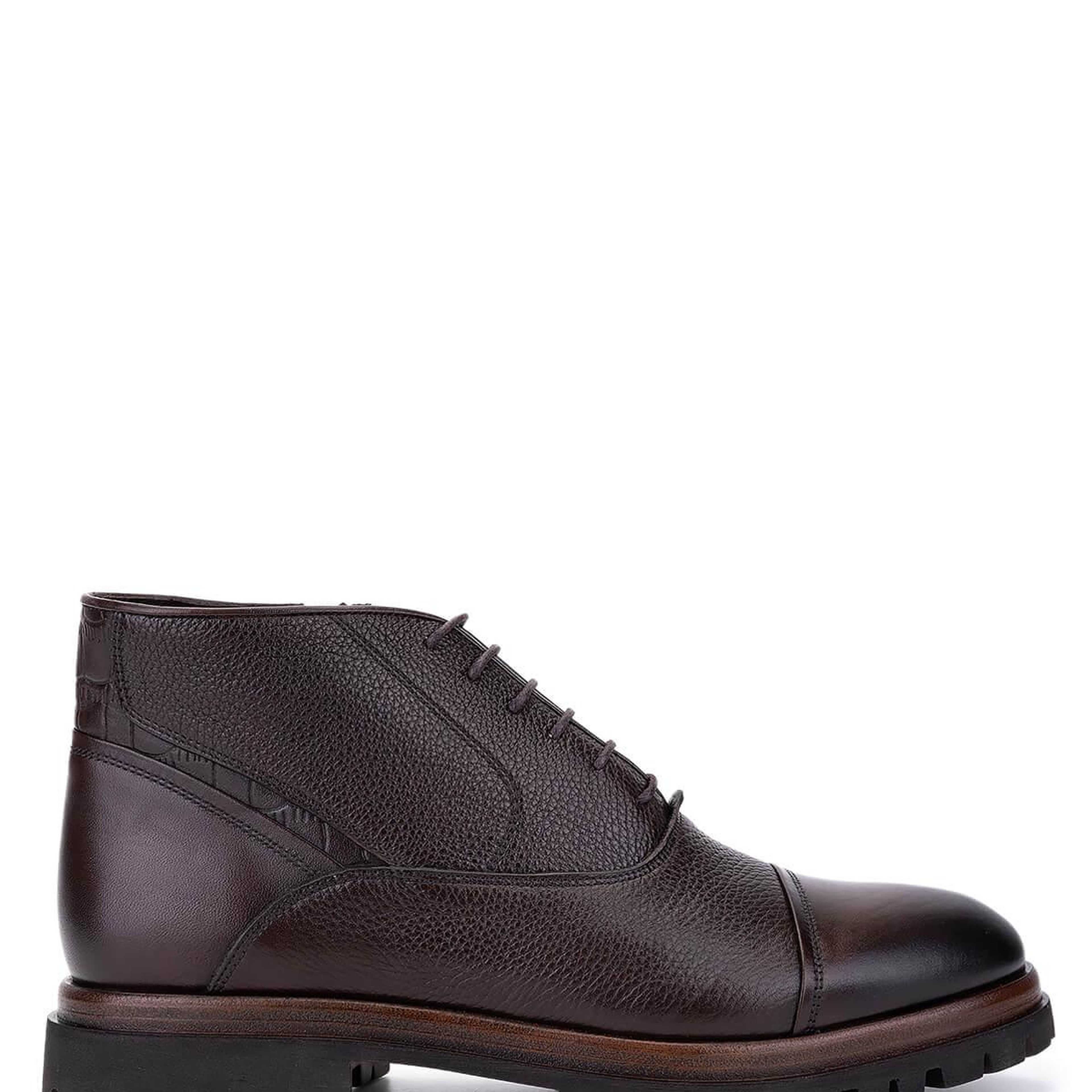 Tamer Tanca Erkek Hakiki Deri Kahverengi Klasik Bot