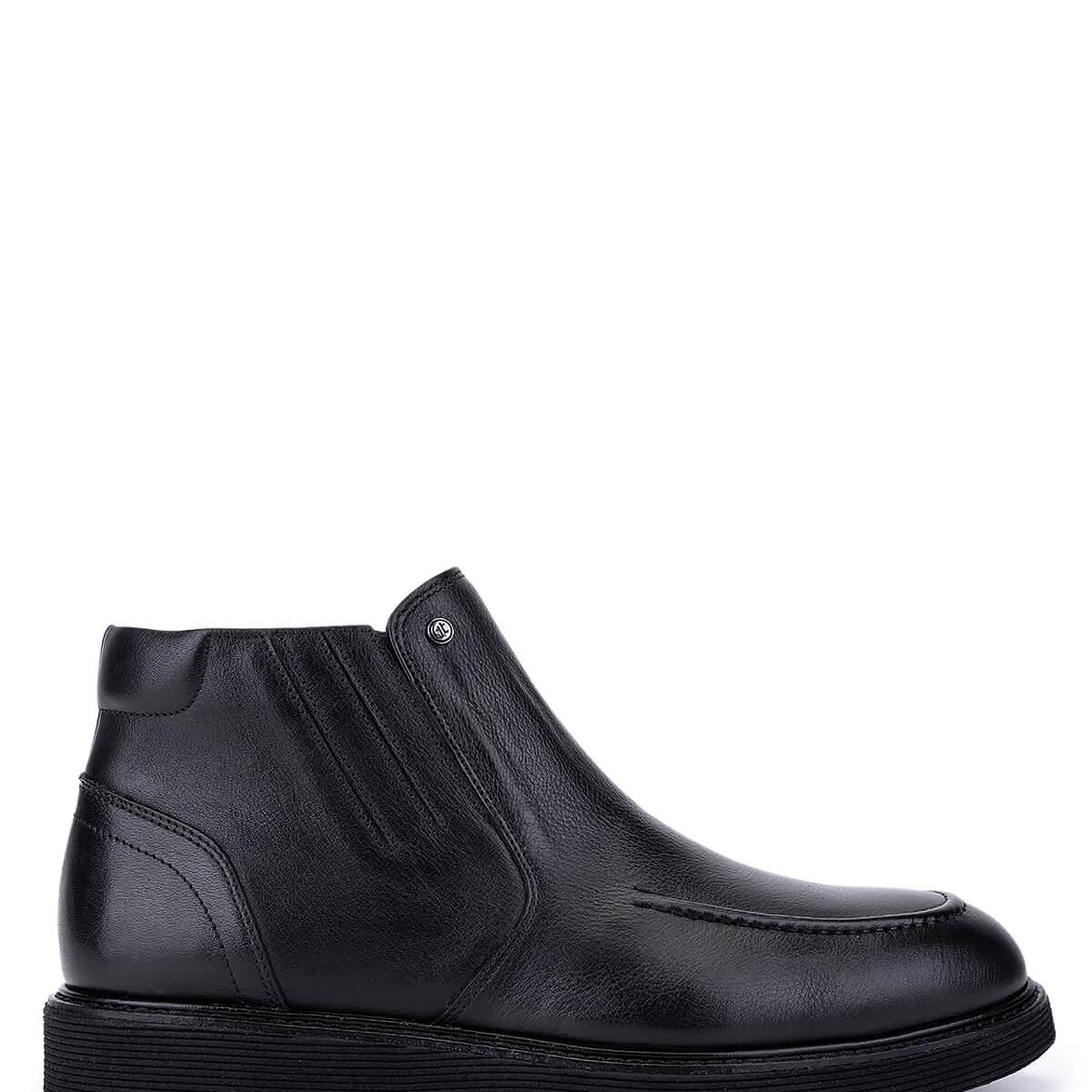 Tamer Tanca Erkek Hakiki Deri Siyah Klasik Bot