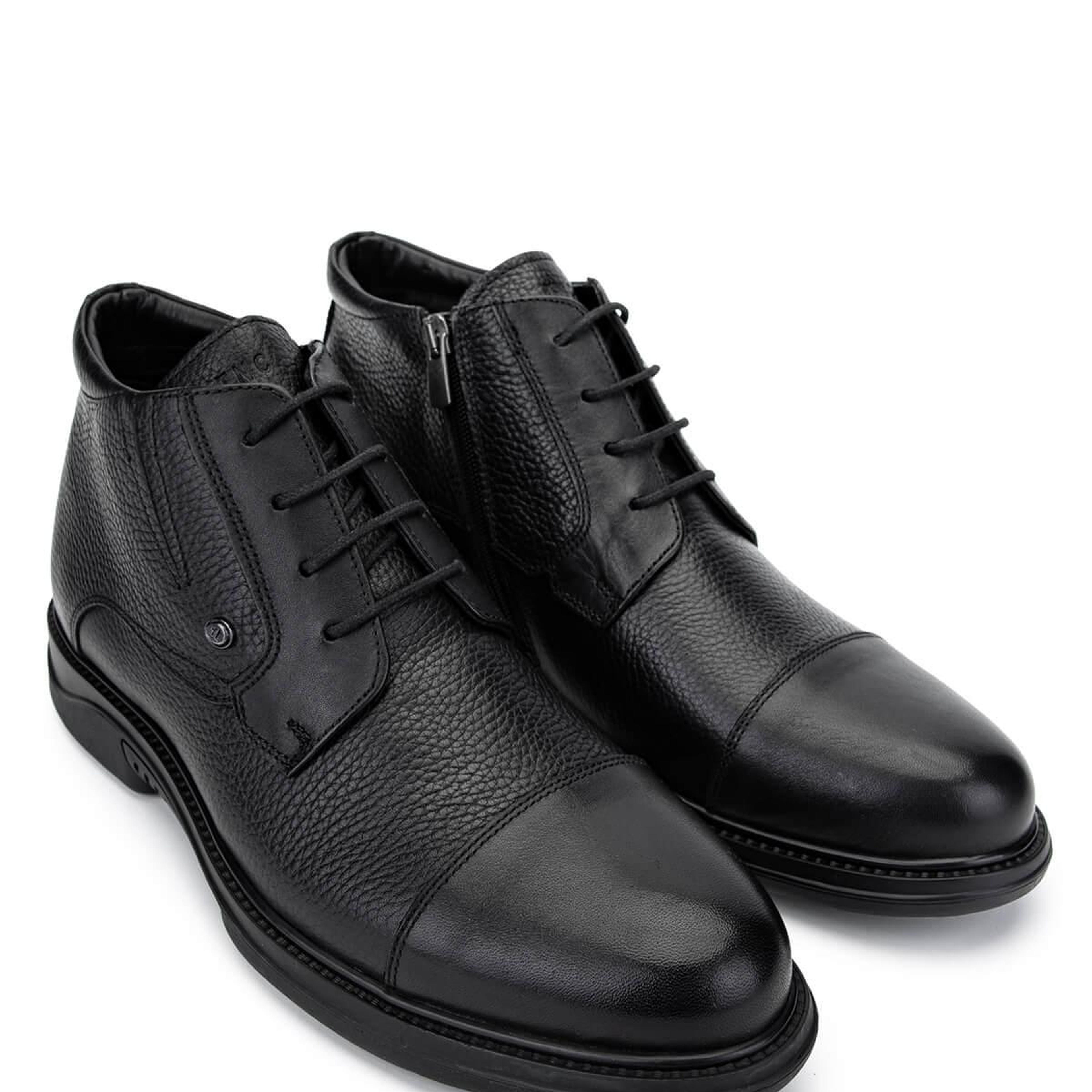 Tamer Tanca Erkek Hakiki Deri Siyah Deri Klasik Bot