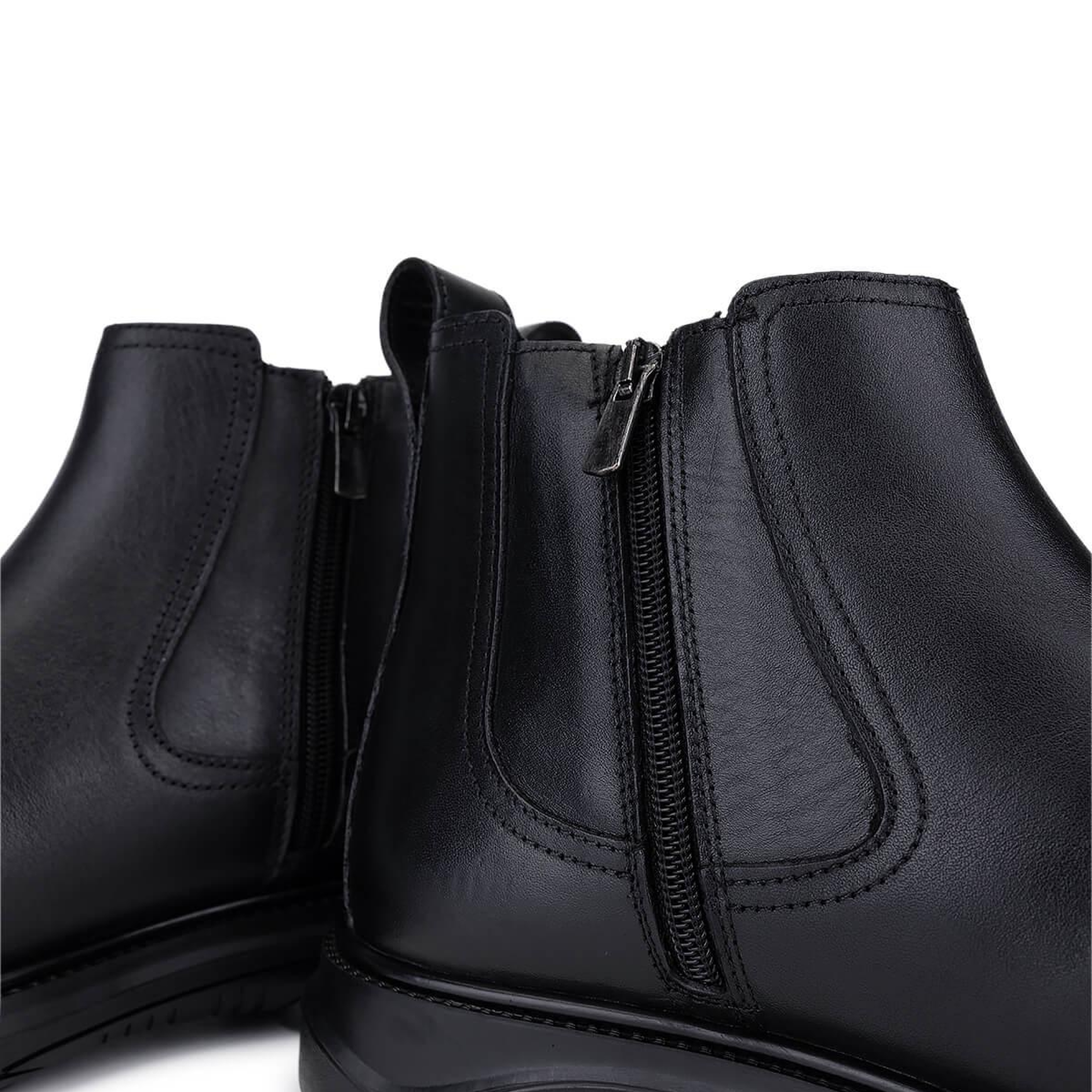 Tamer Tanca Erkek Hakiki Deri Siyah Klasik Bot