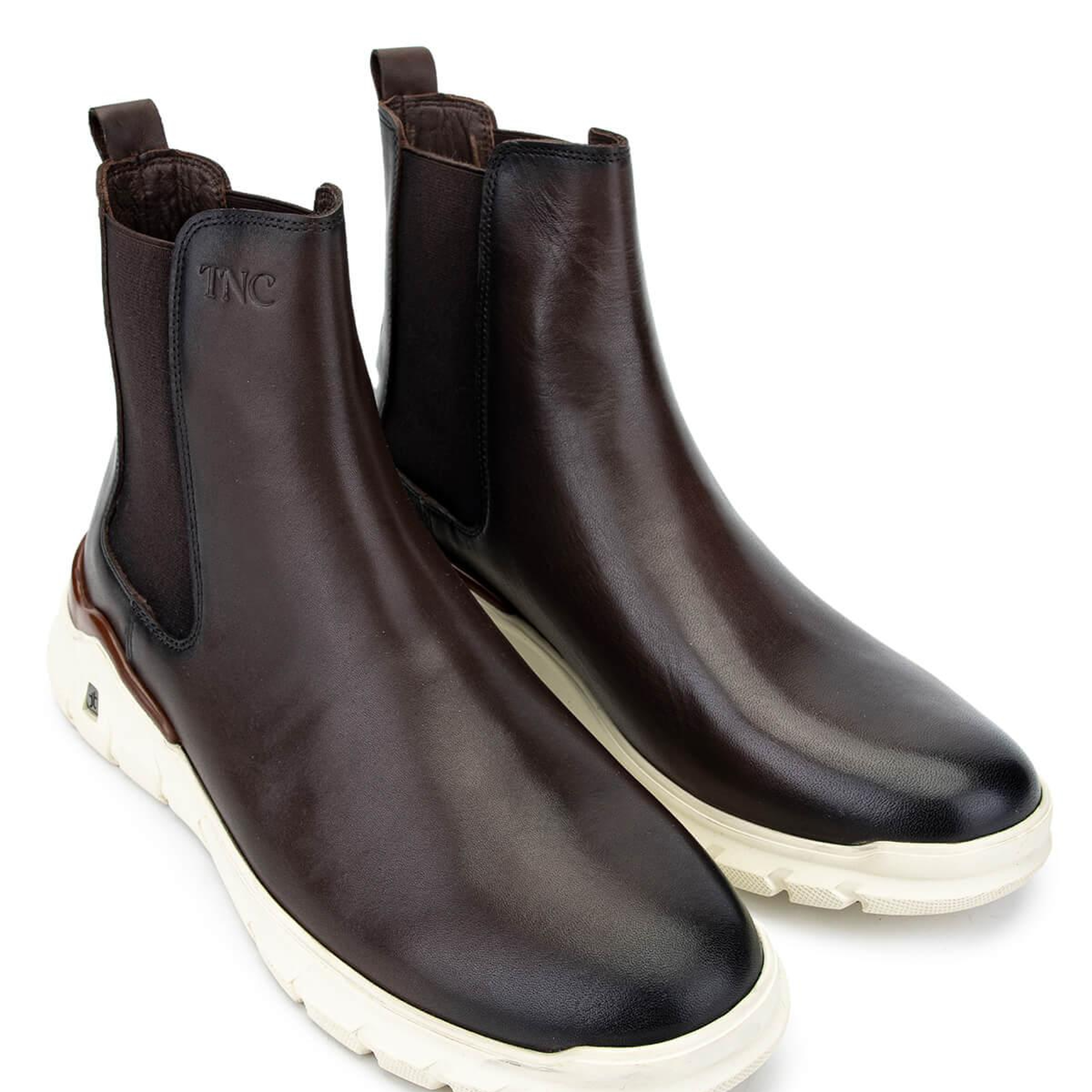 Tamer Tanca Erkek Hakiki Deri Kahverengi Casual Bot