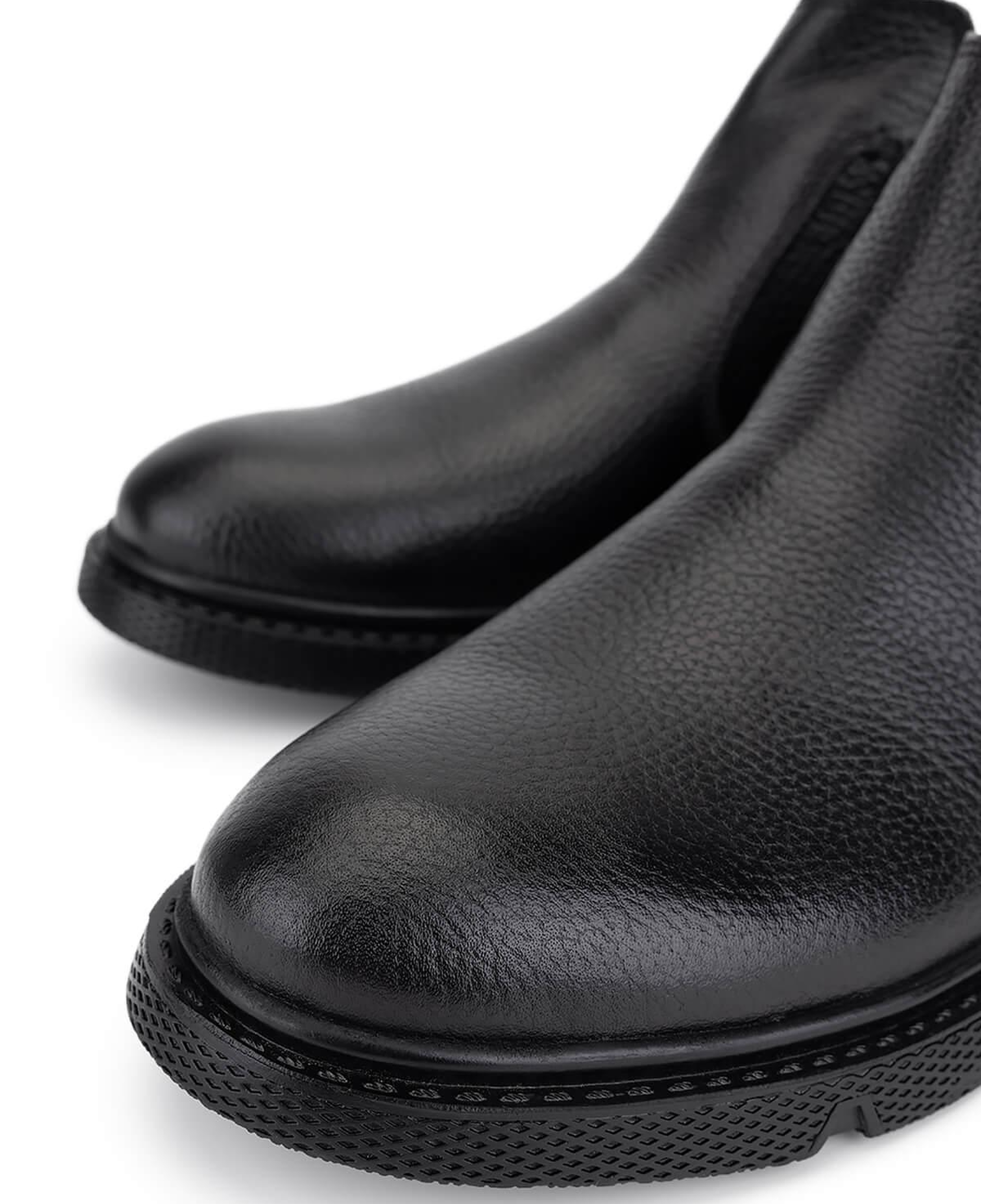 Tamer Tanca Erkek Hakiki Deri Siyah Klasik Bot