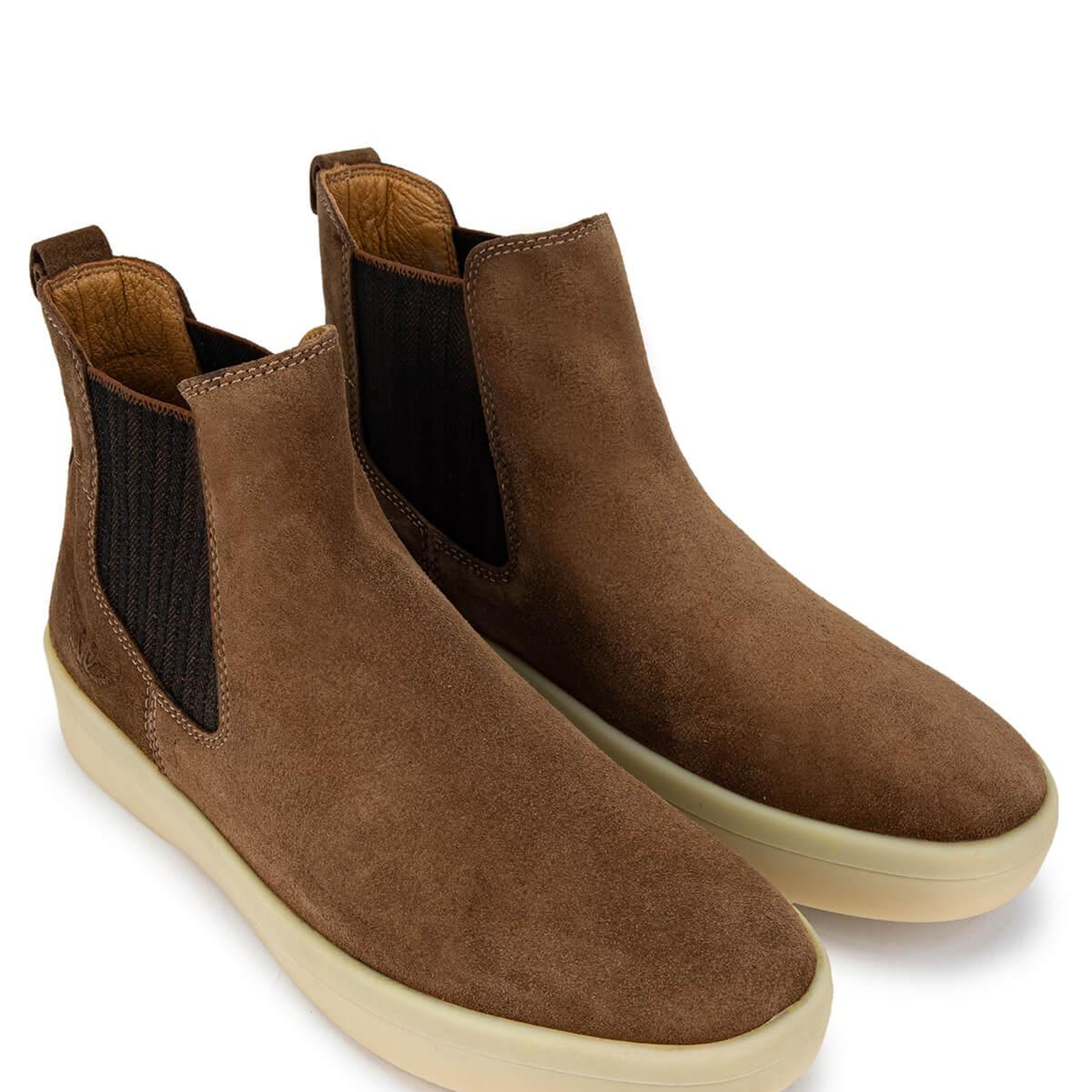 Tamer Tanca Erkek Hakiki Deri Taba Süet Casual Bot