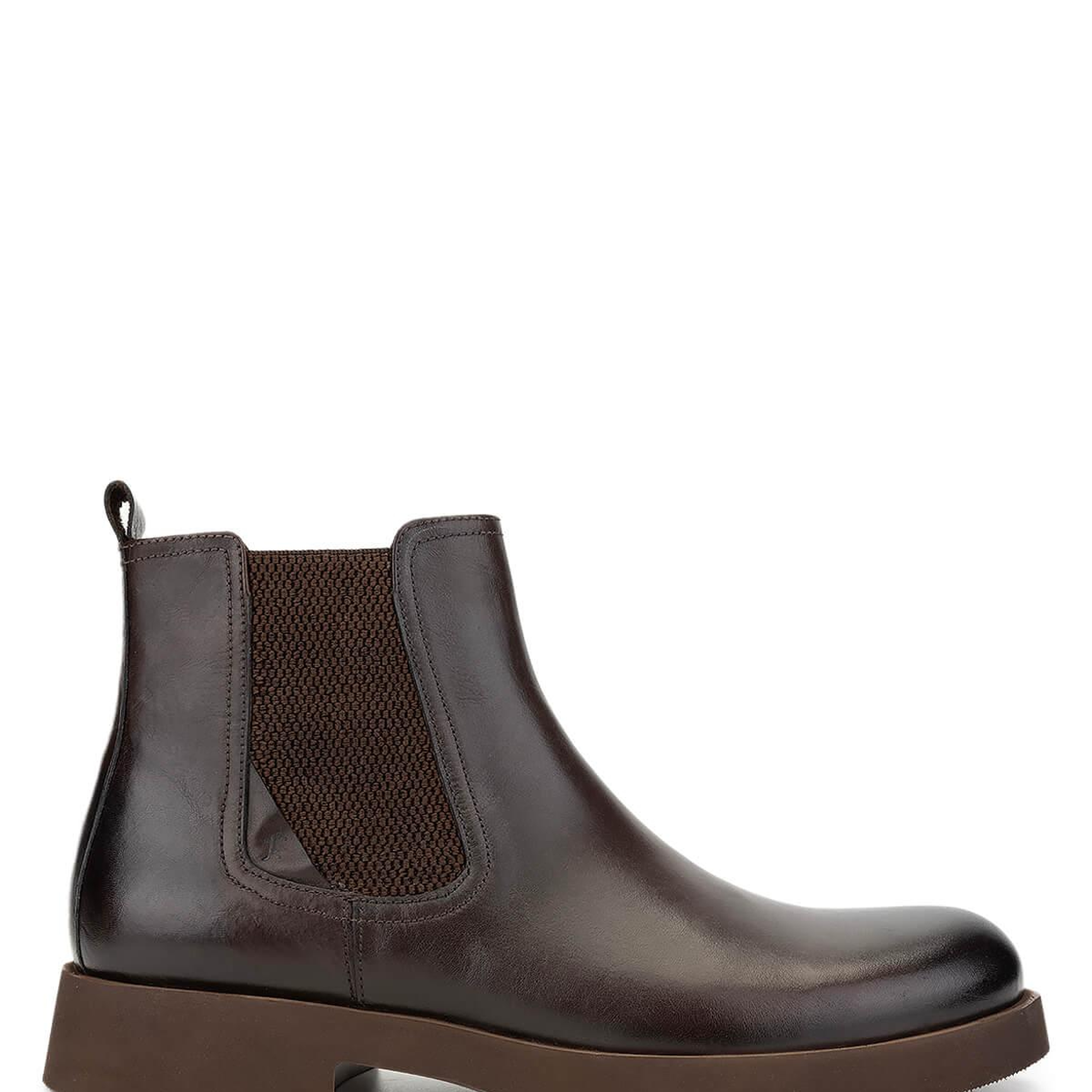 Tamer Tanca Erkek Hakiki Deri Kahverengi Casual Bot