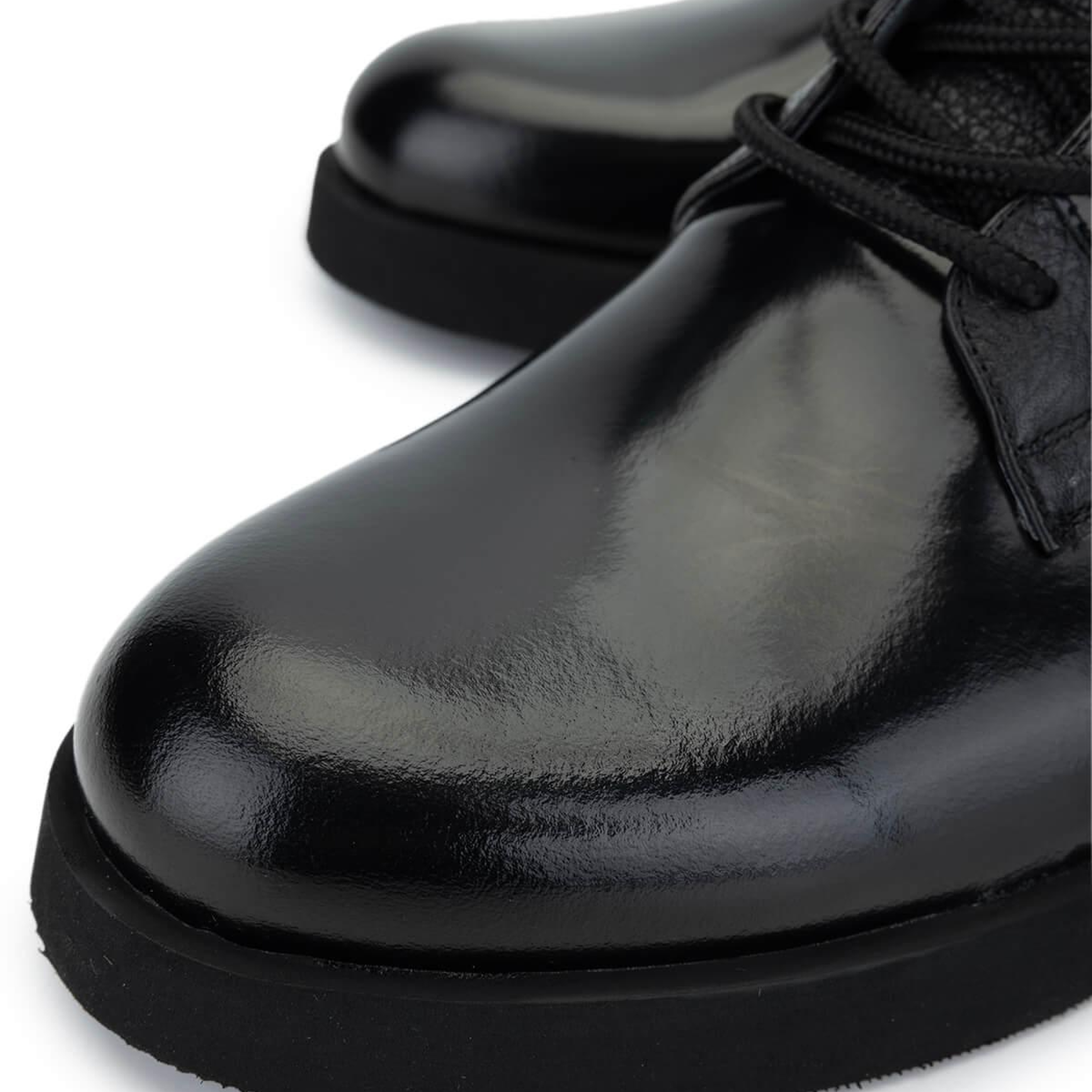 Tamer Tanca Erkek Hakiki Deri Siyah Açma Casual Bot