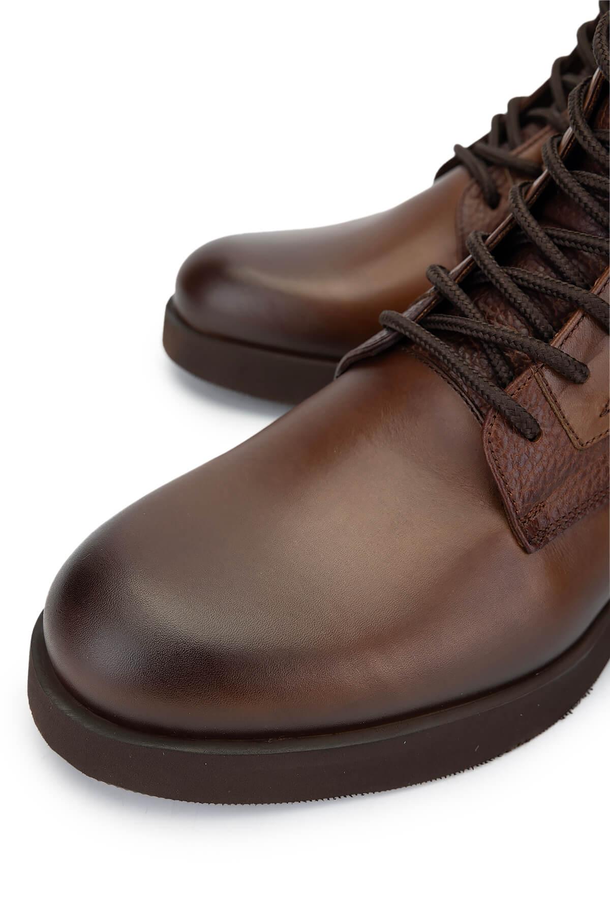 Tamer Tanca Erkek Hakiki Deri Taba Deri Casual Bot