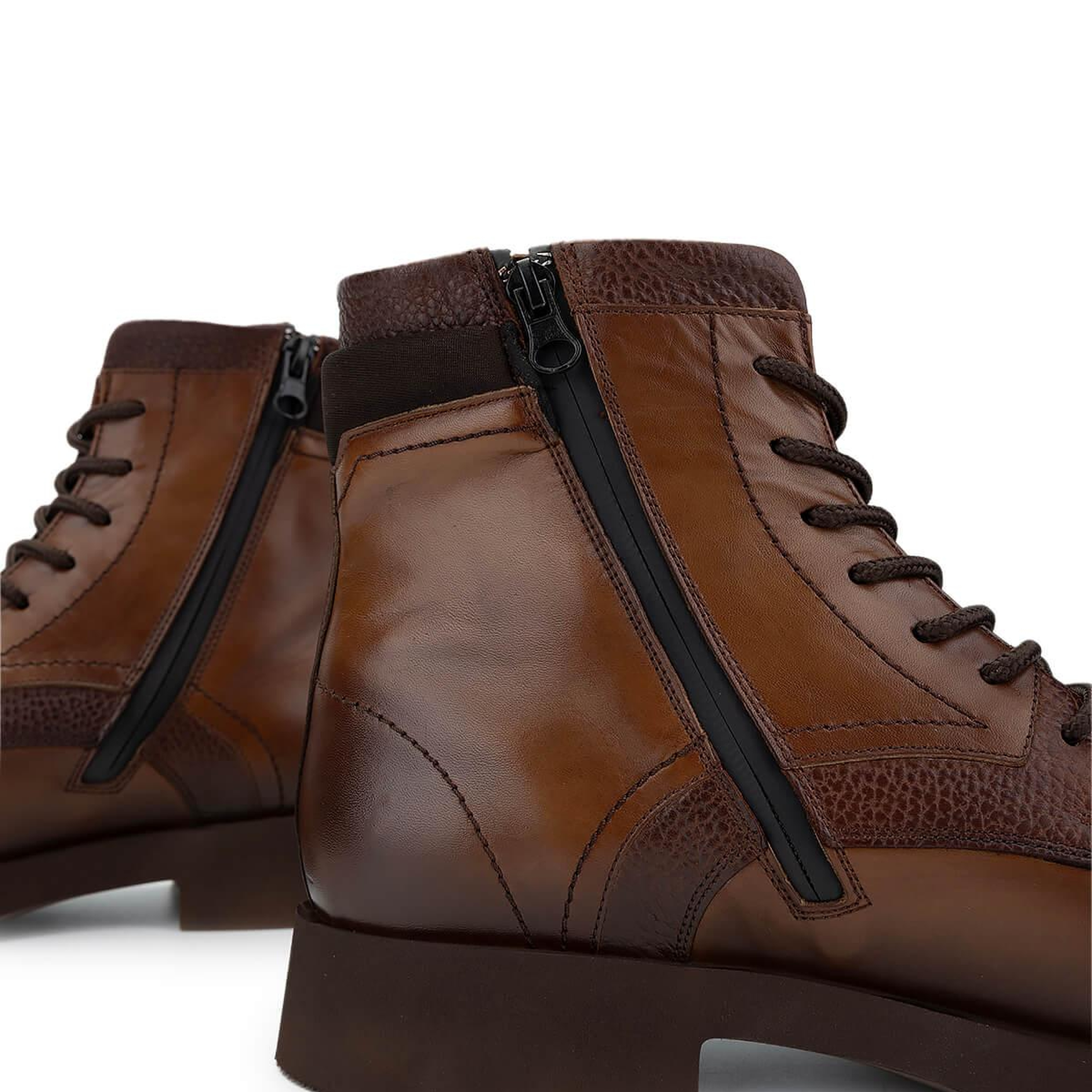 Tamer Tanca Erkek Hakiki Deri Taba Deri Casual Bot