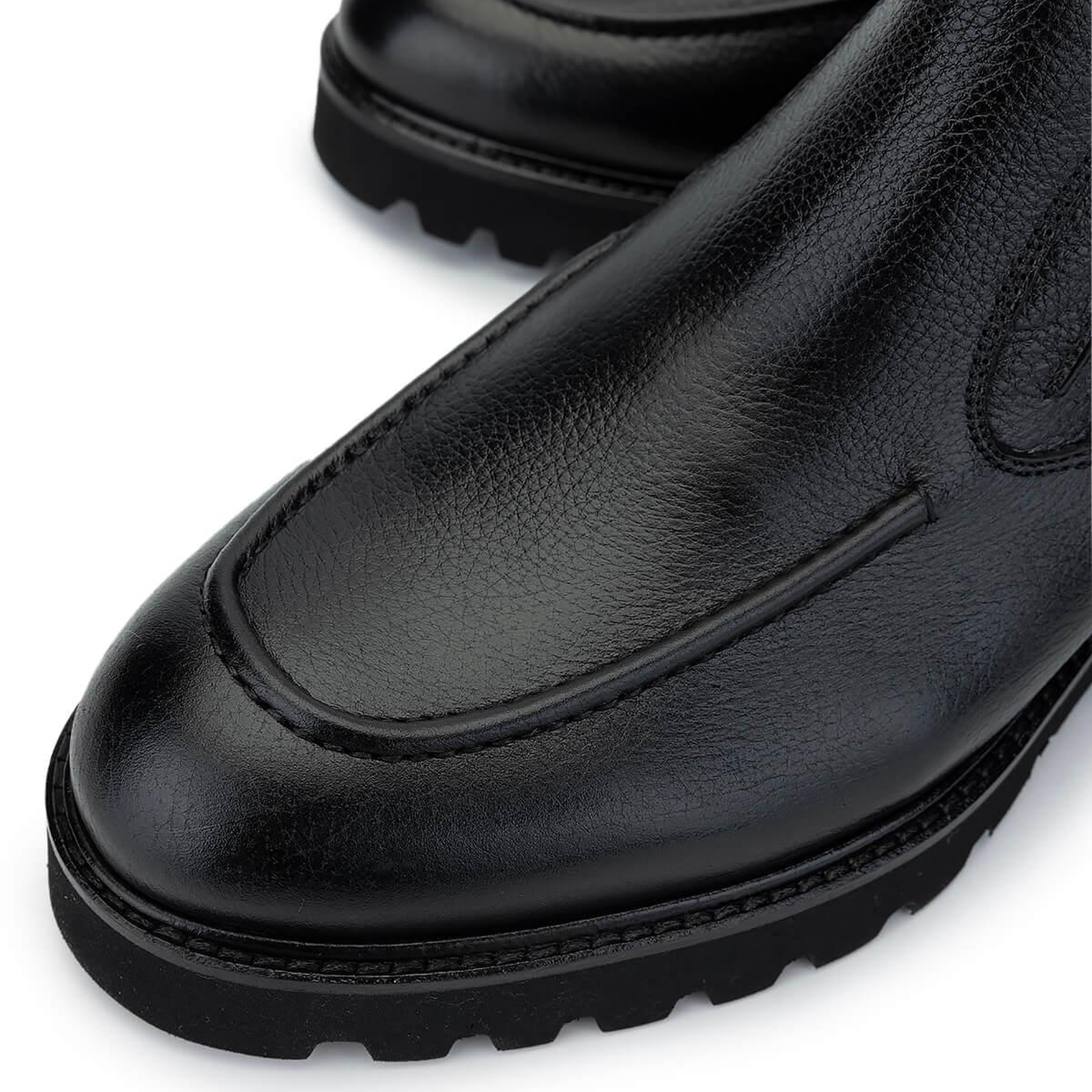 Tamer Tanca Erkek Hakiki Deri Siyah Klasik Bot