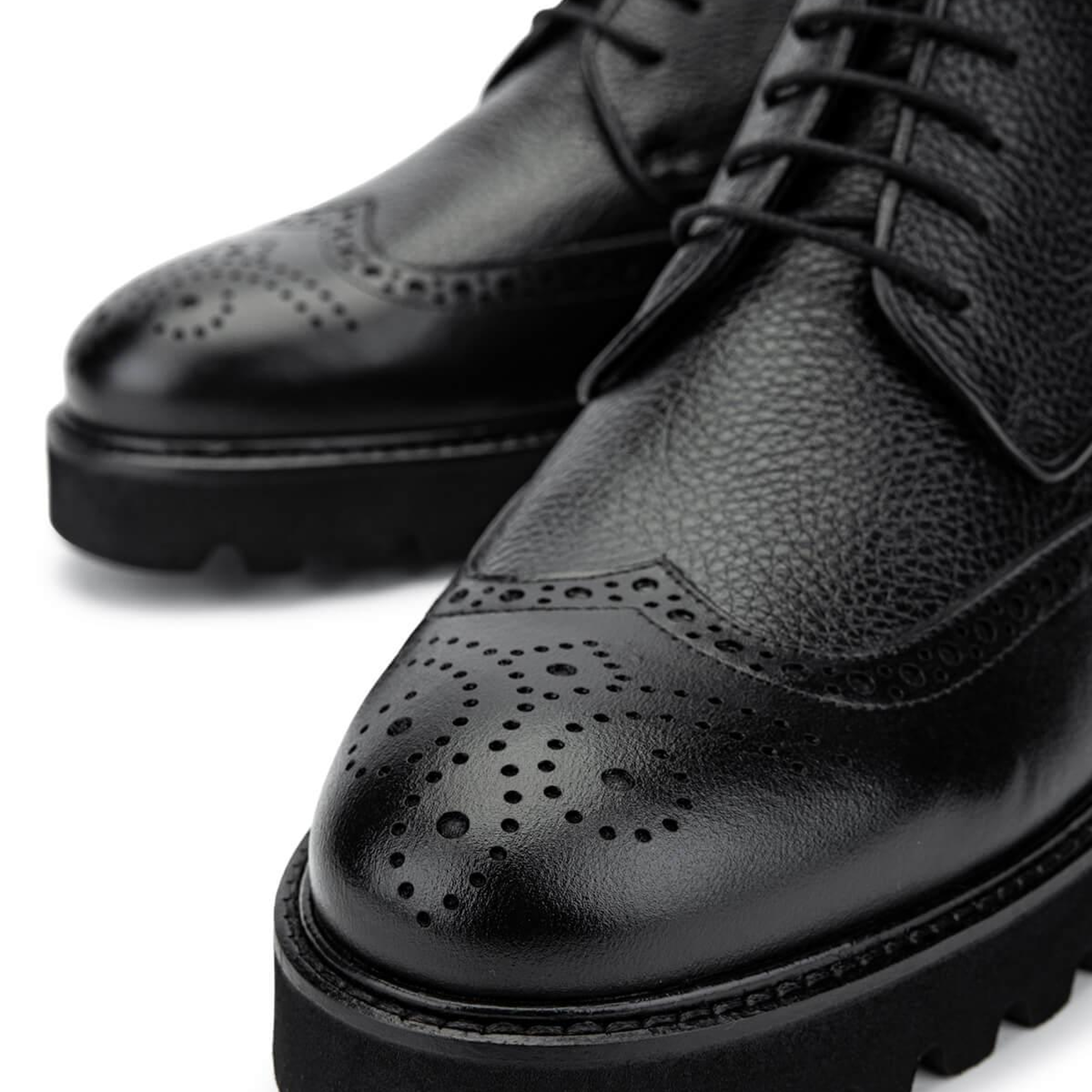 Tamer Tanca Erkek Hakiki Deri Siyah Klasik Bot