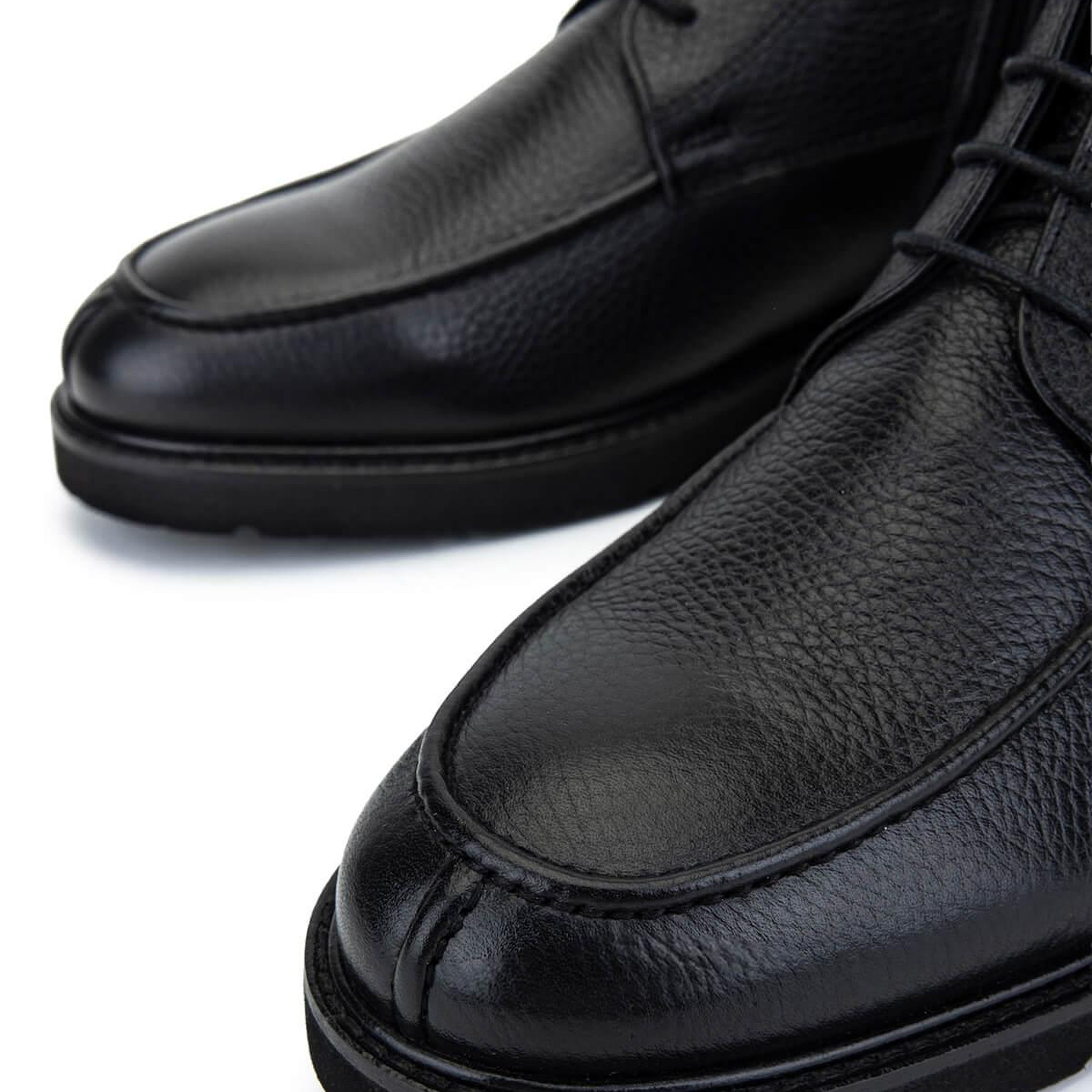 Tamer Tanca Erkek Hakiki Deri Siyah Klasik Bot