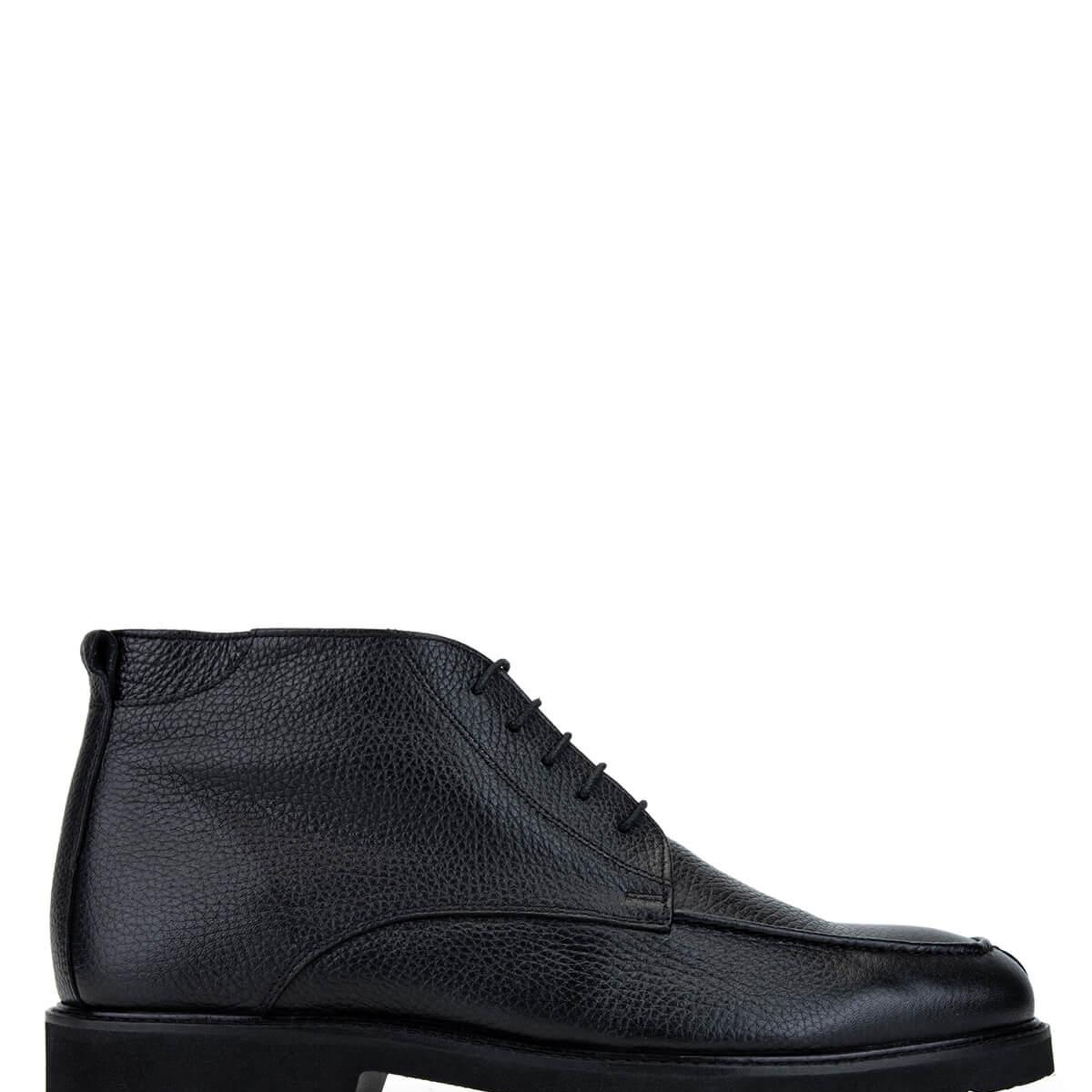 Tamer Tanca Erkek Hakiki Deri Siyah Klasik Bot