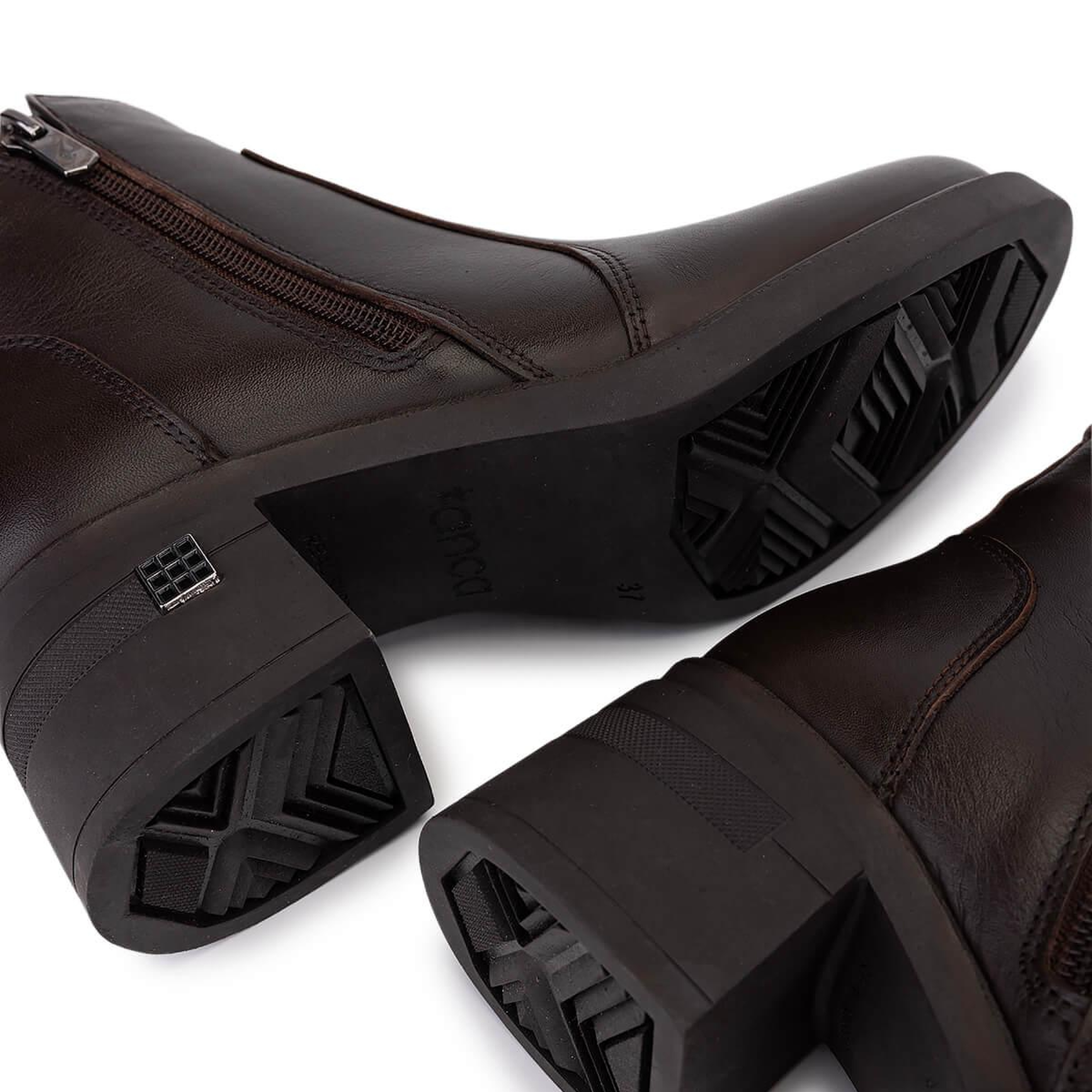 Tamer Tanca Kadın Hakiki Deri Kahverengi Topuklu Bot