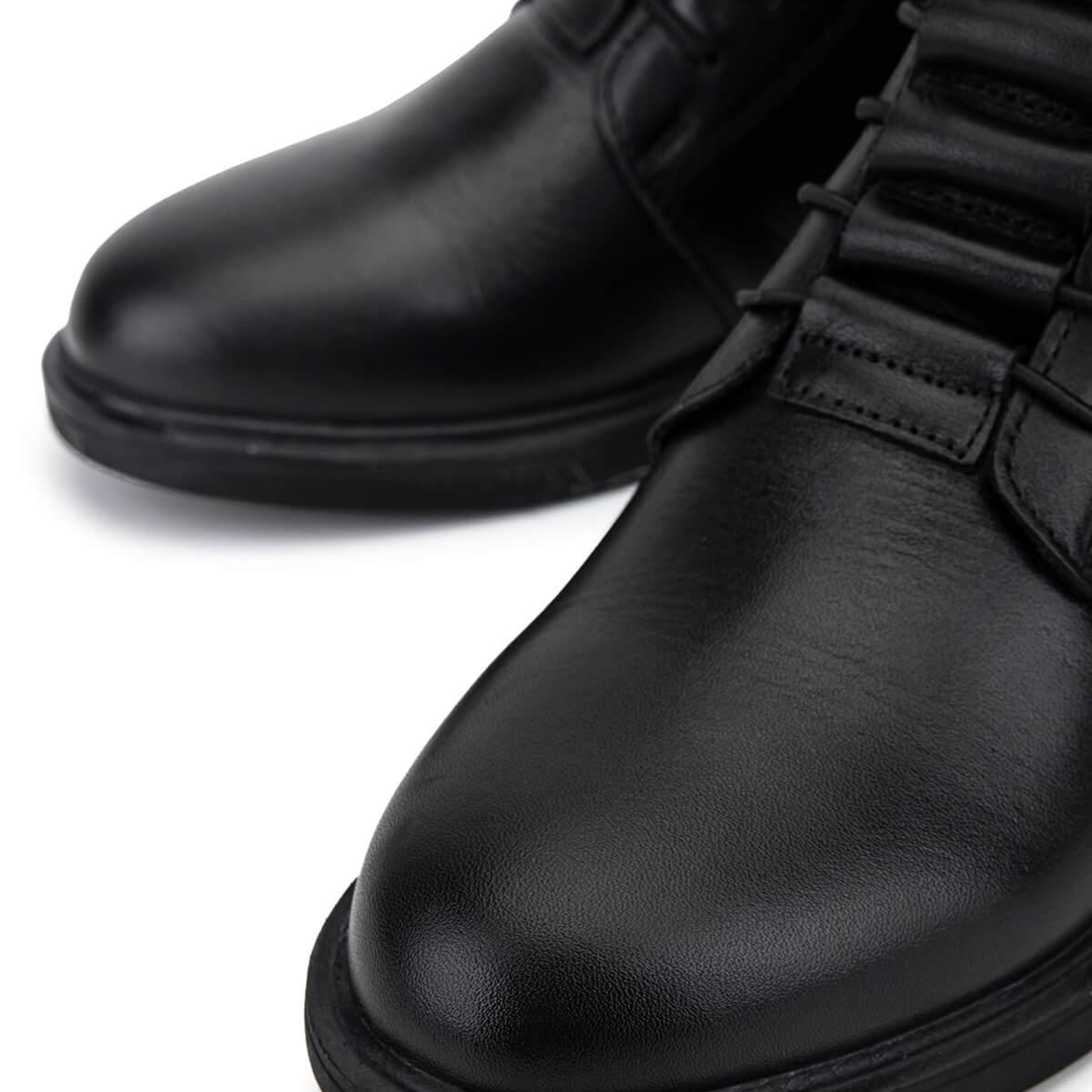 Tamer Tanca Kadın Hakiki Deri Siyah Topuklu Bot