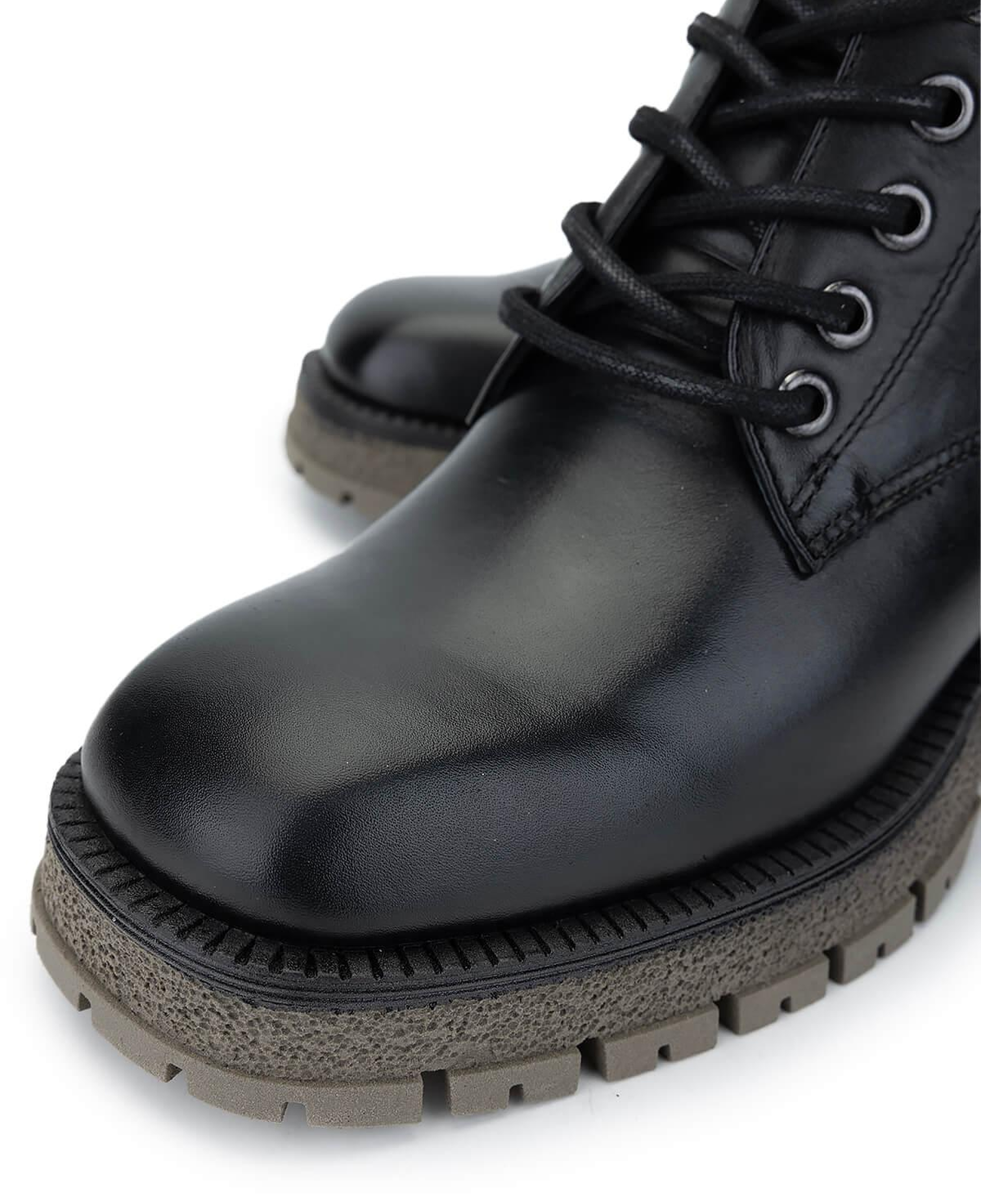 Tamer Tanca Kadın Hakiki Deri Siyah Deri Topuklu Bot