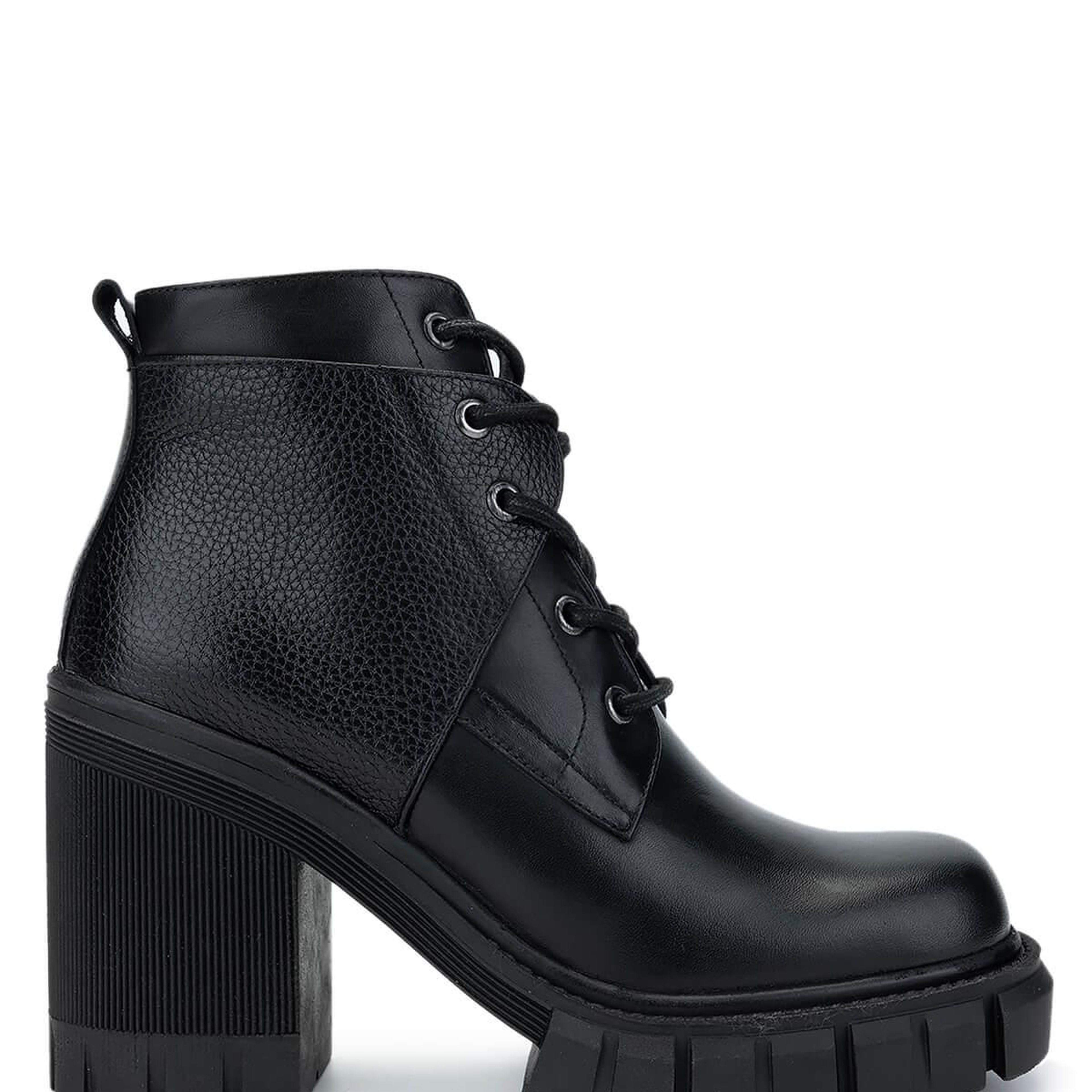 Tamer Tanca Kadın Hakiki Deri Siyah Topuklu Bot