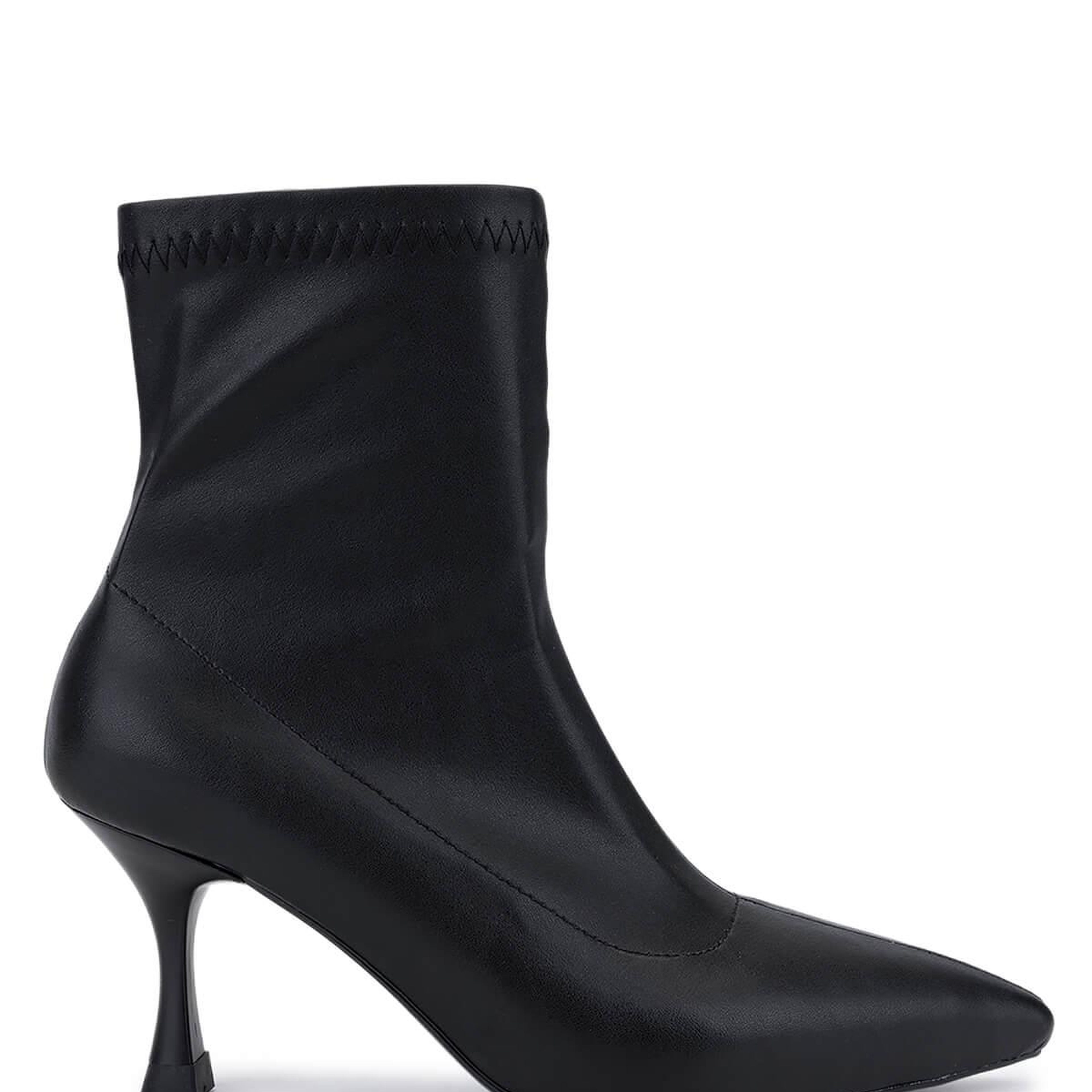 Tamer Tanca Kadın Hakiki Deri Siyah Topuklu Bot