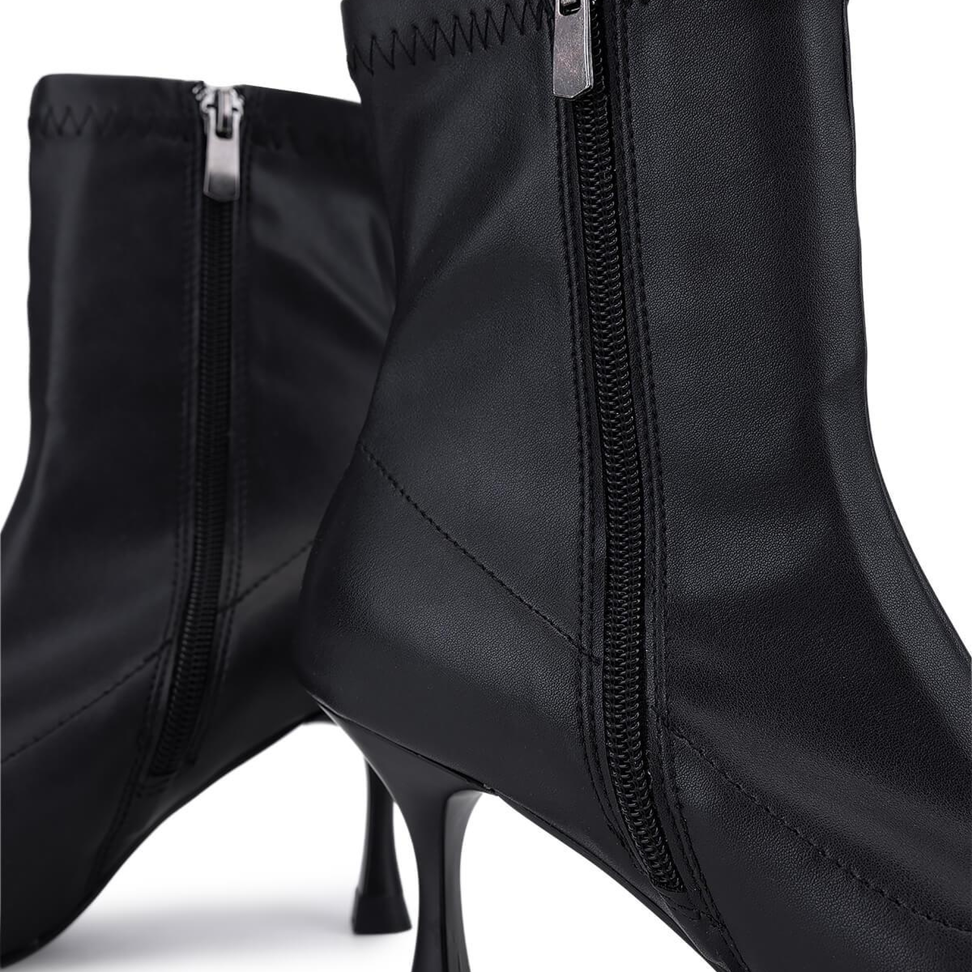 Tamer Tanca Kadın Hakiki Deri Siyah Topuklu Bot