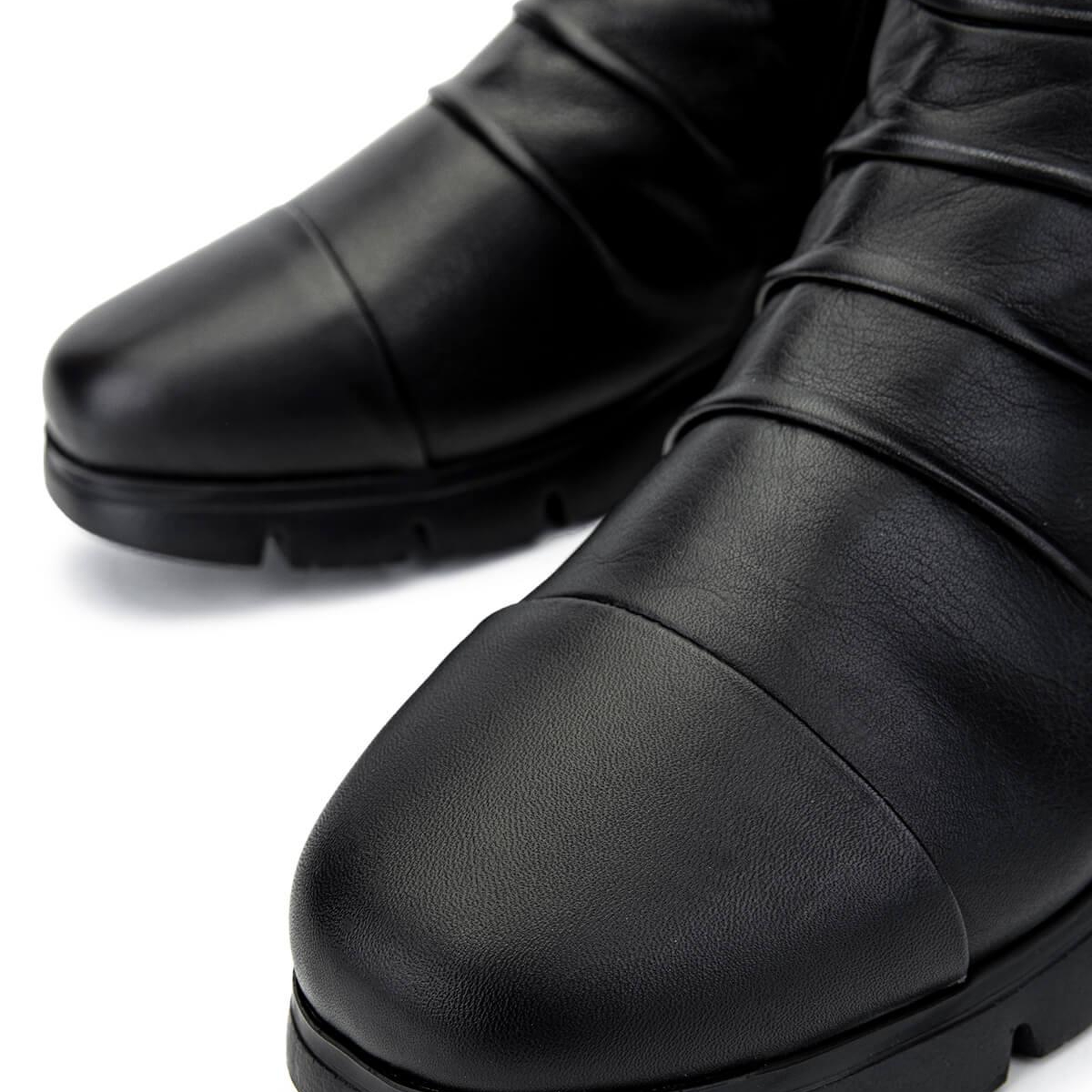 Tamer Tanca Kadın Hakiki Deri Siyah Deri Casual Bot