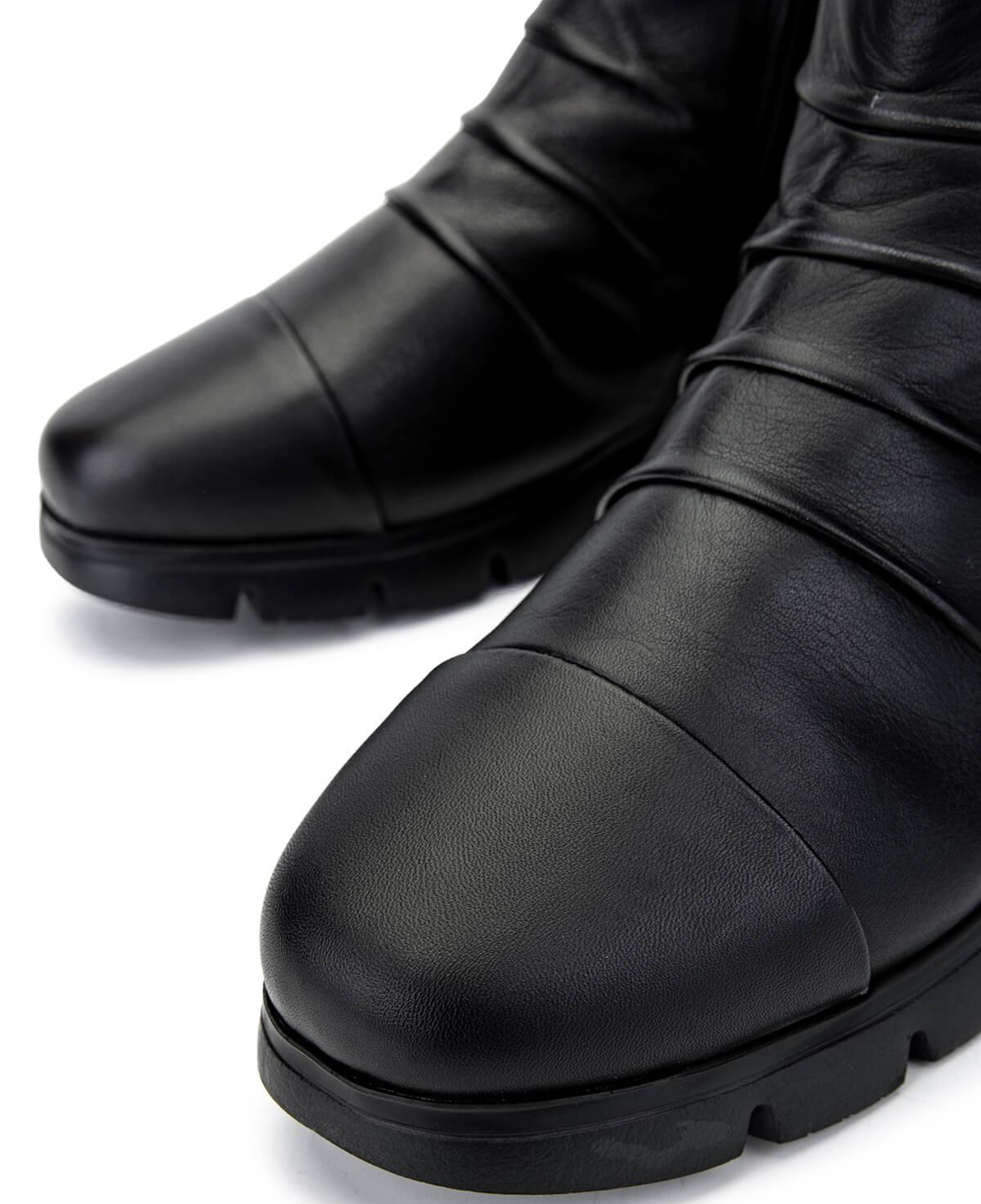 Tamer Tanca Kadın Hakiki Deri Siyah Deri Casual Bot