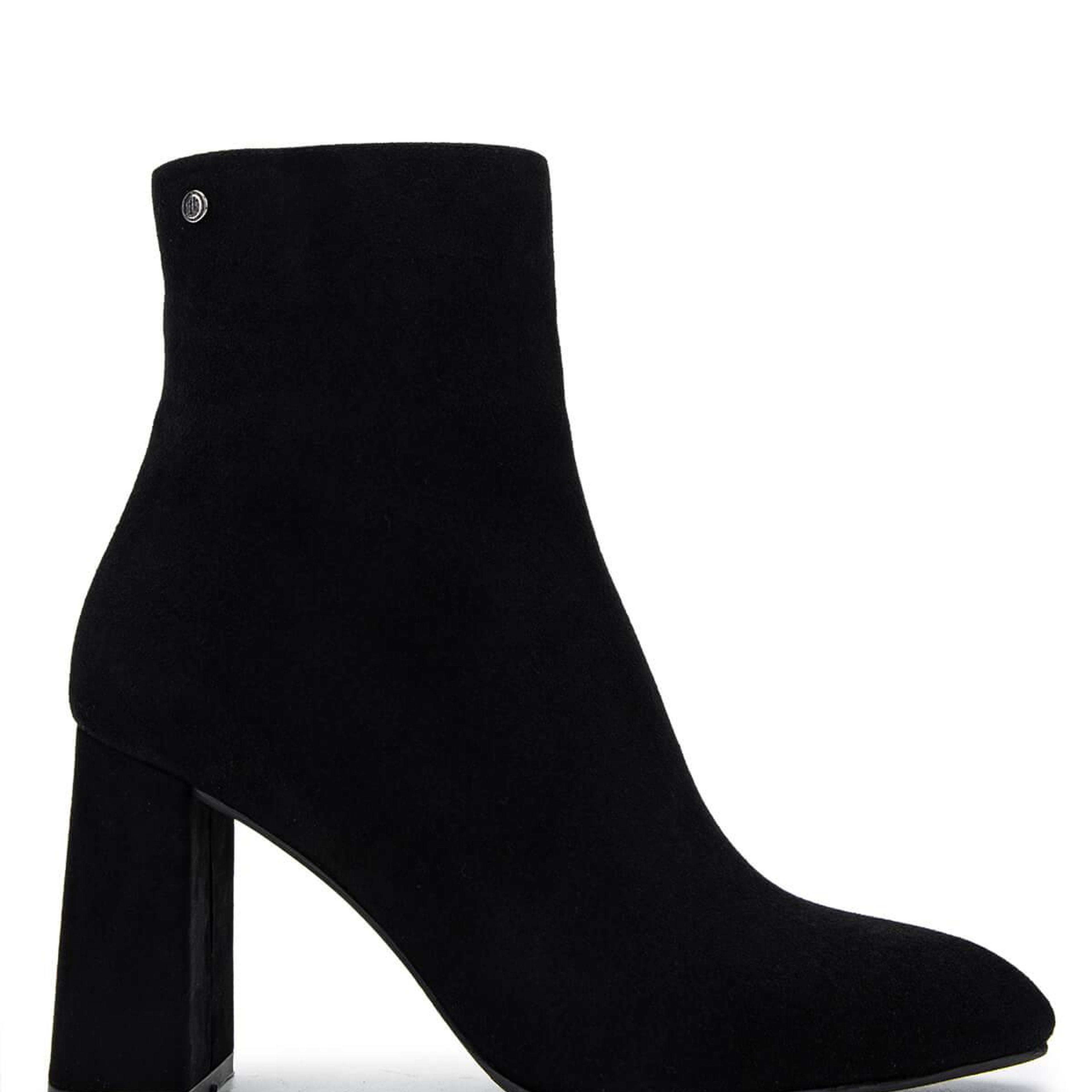 Tamer Tanca Kadın Hakiki Deri Siyah Süet Topuklu Bot