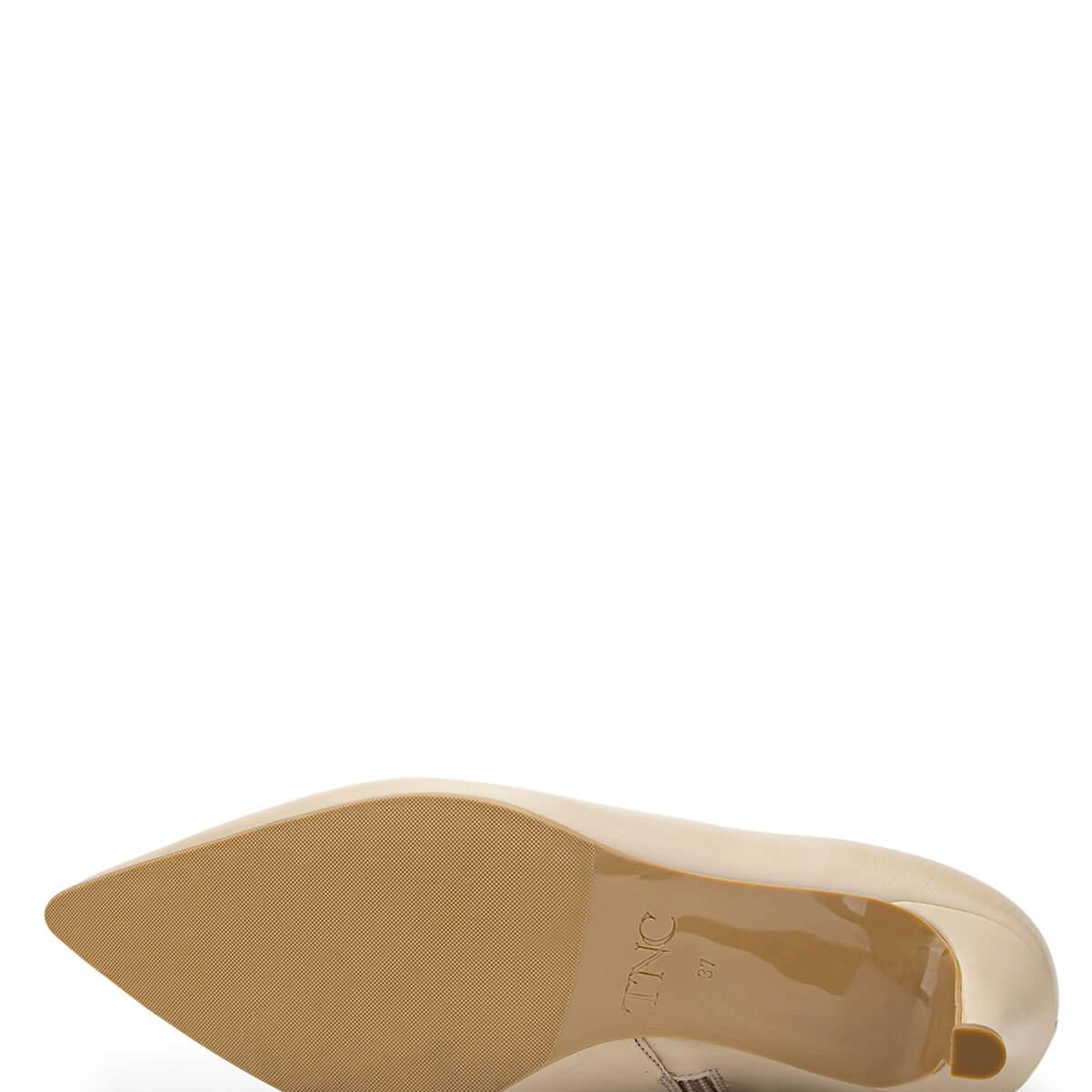 Tamer Tanca Kadın Hakiki Deri  Bej Topuklu Bot