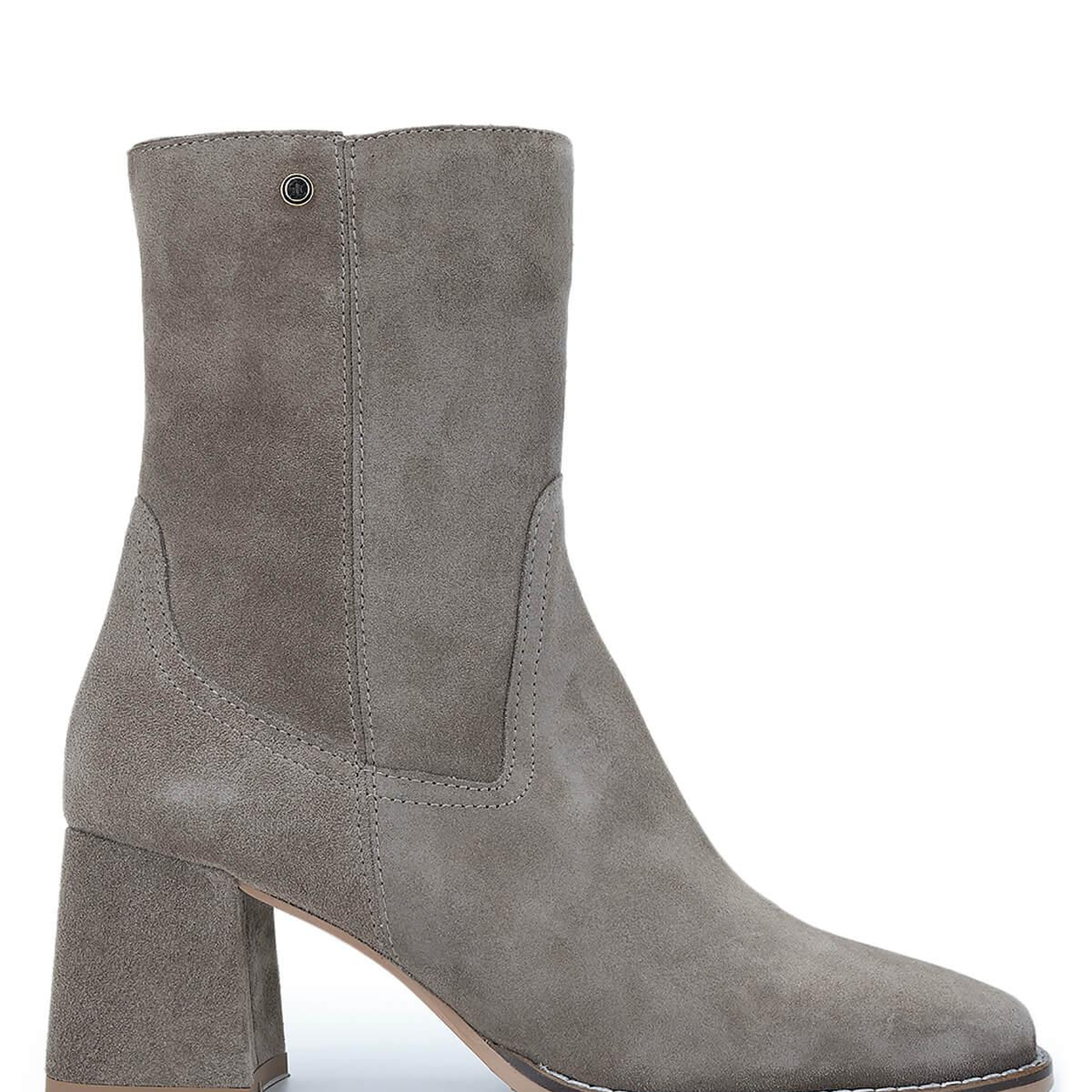 Tamer Tanca Kadın Hakiki Deri Vizon Süet Topuklu Bot