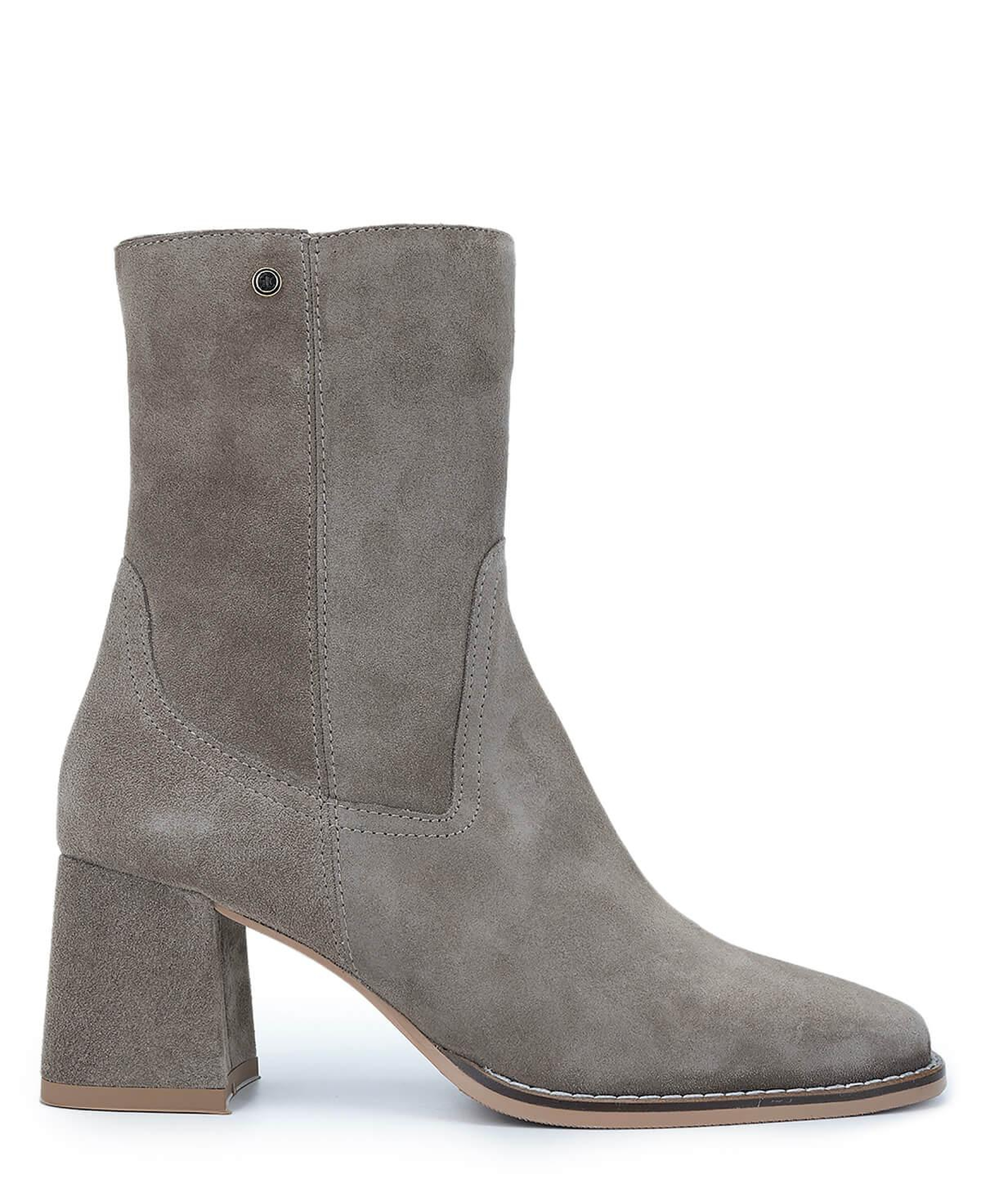 Tamer Tanca Kadın Hakiki Deri Vizon Süet Topuklu Bot