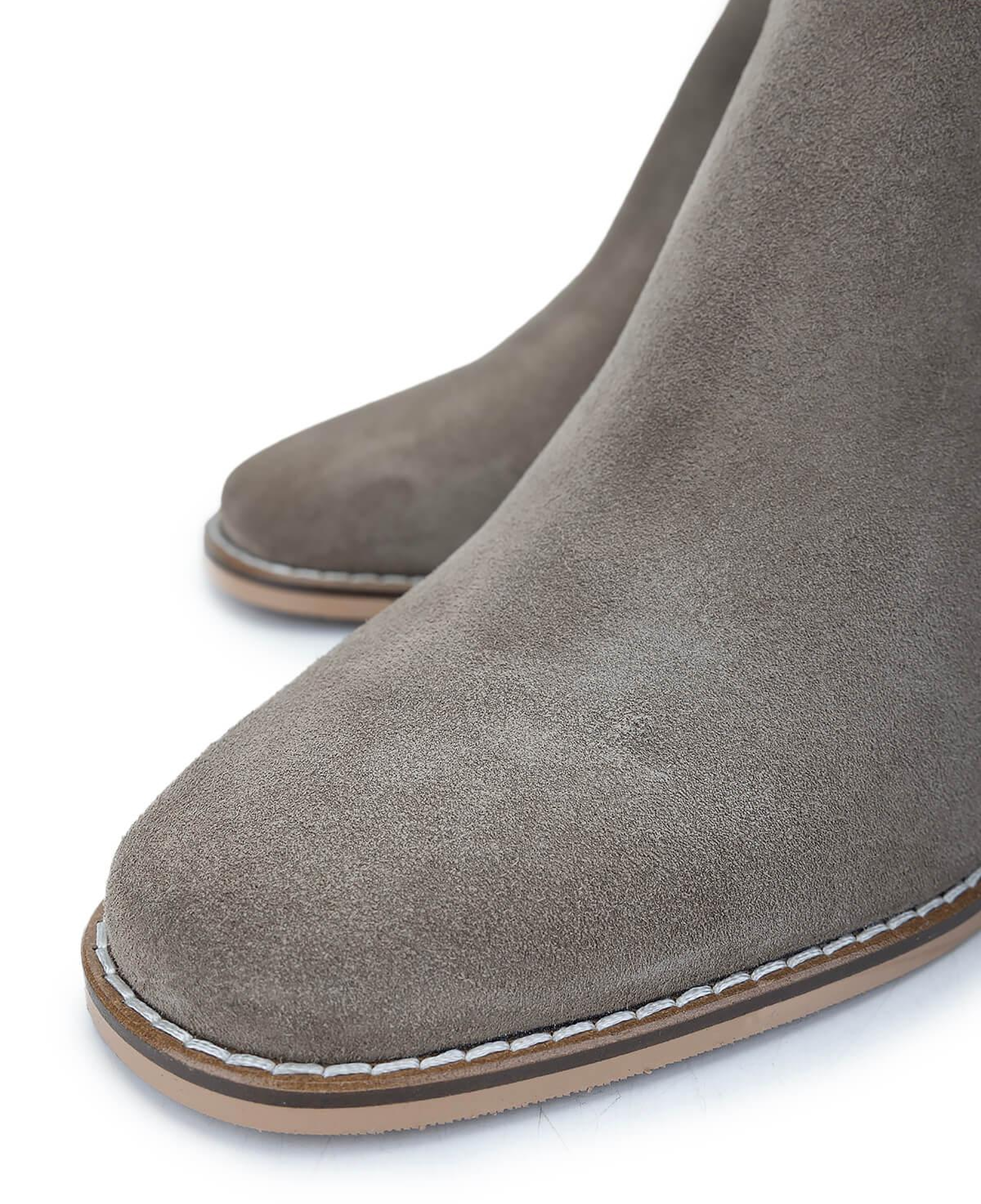 Tamer Tanca Kadın Hakiki Deri Vizon Süet Topuklu Bot