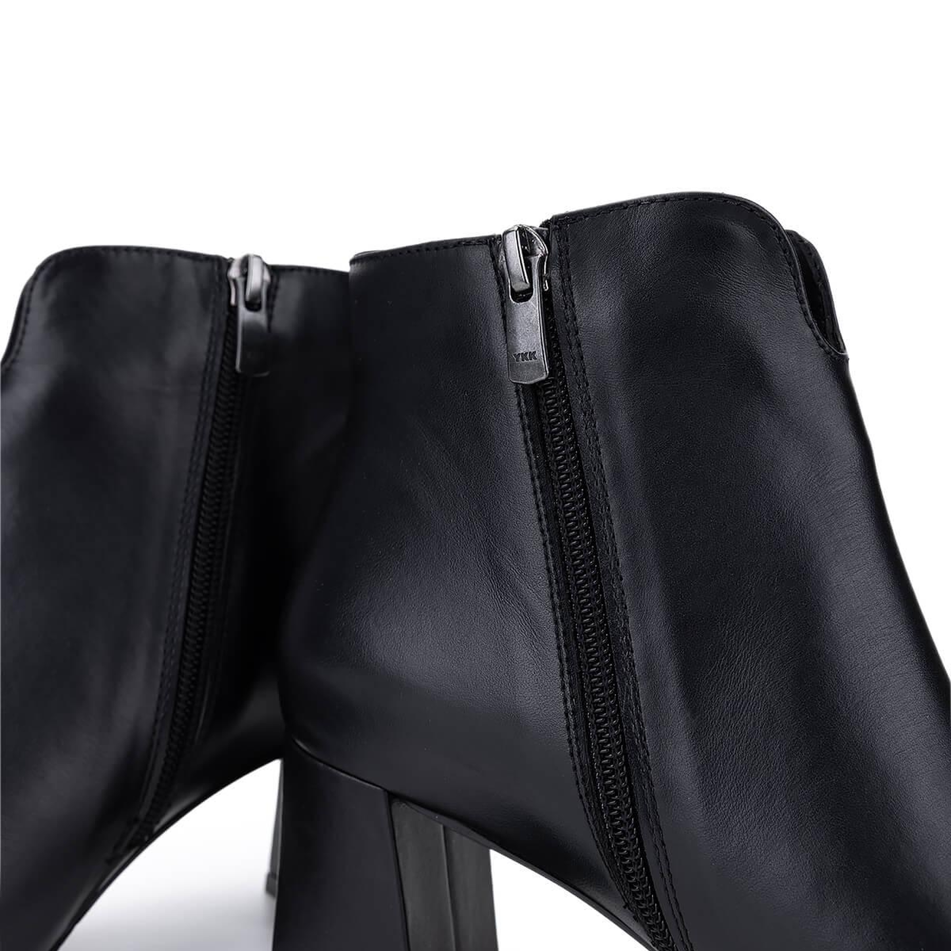 Tamer Tanca Kadın Hakiki Deri Siyah Topuklu Bot