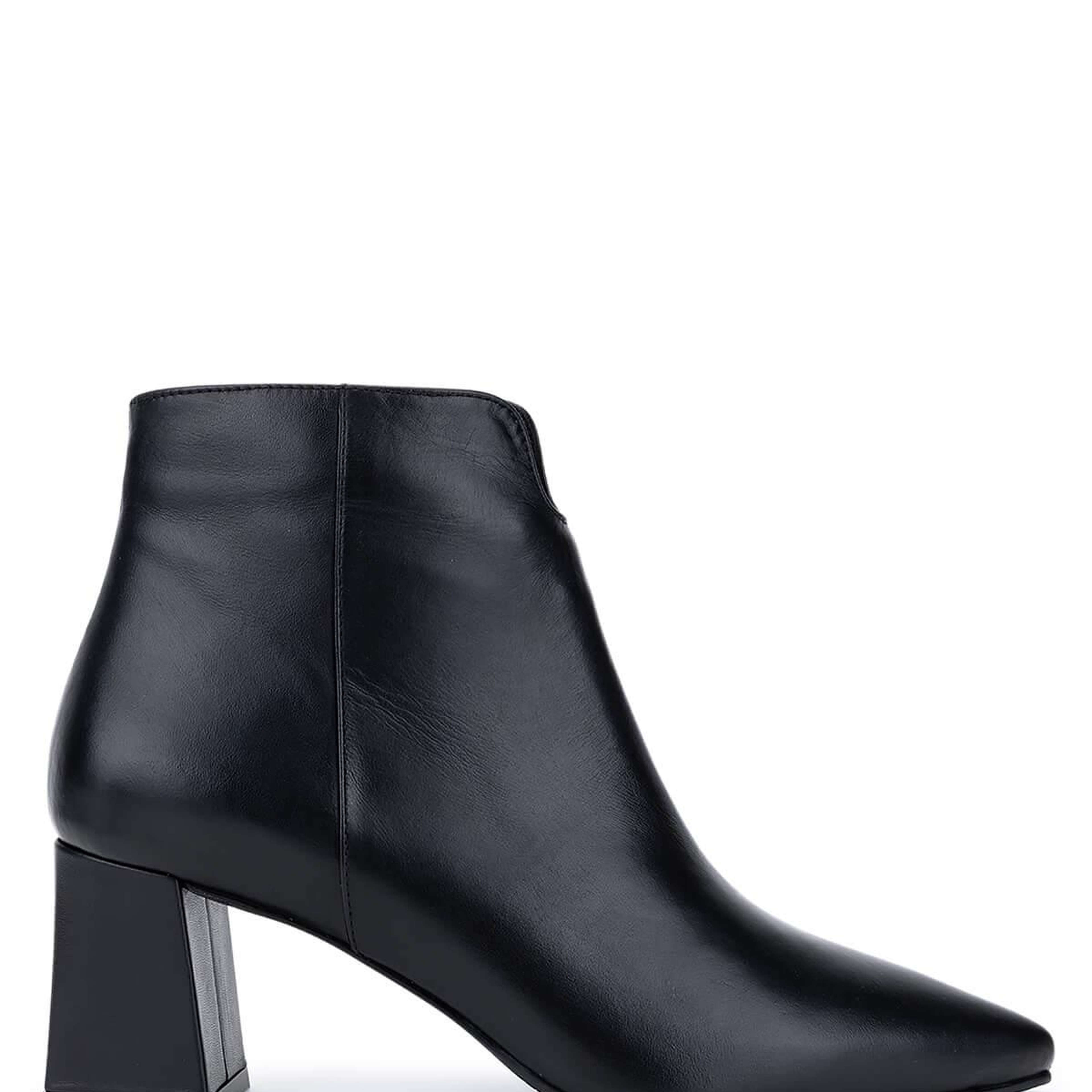 Tamer Tanca Kadın Hakiki Deri Siyah Topuklu Bot