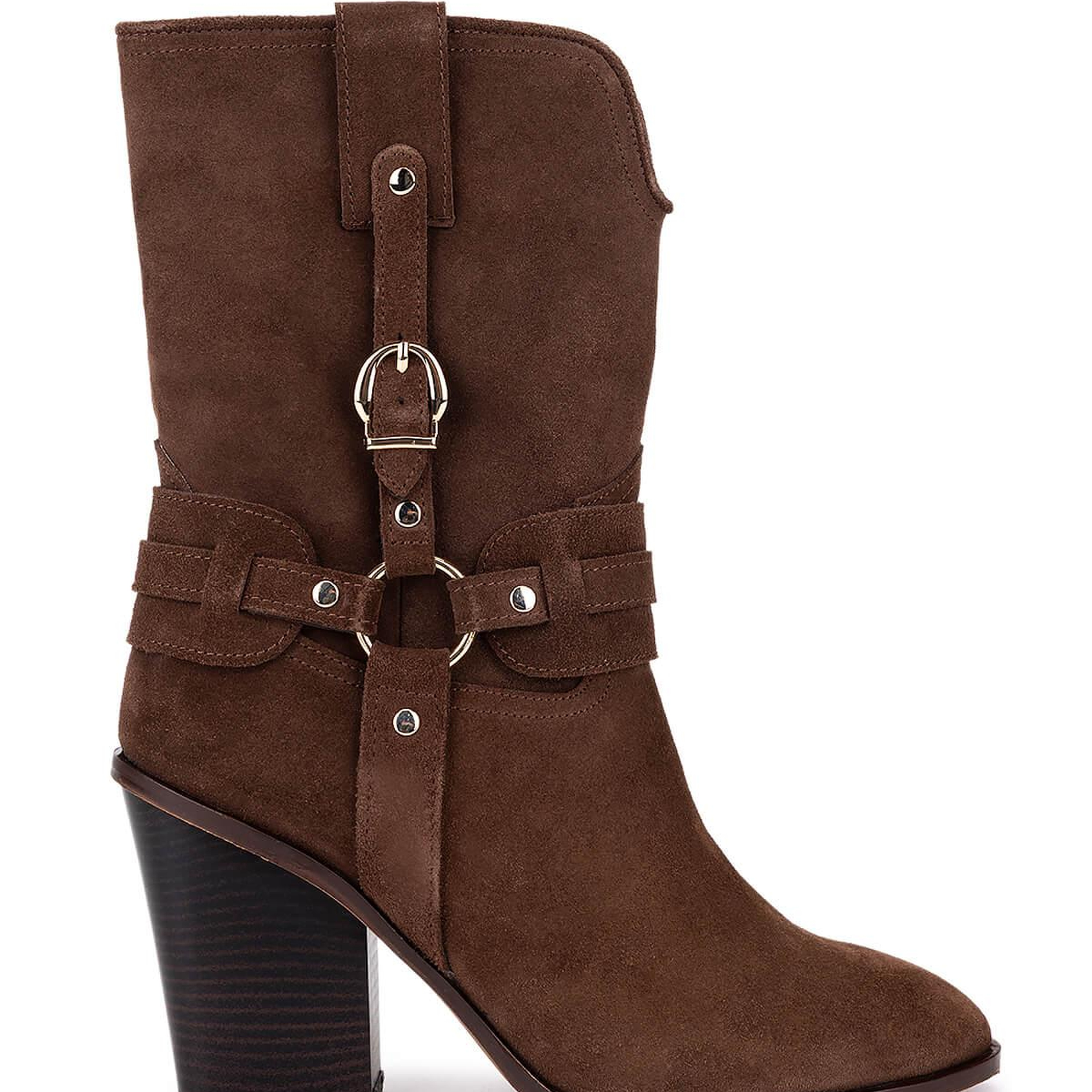 Tamer Tanca Kadın Hakiki Deri Kahverengi Topuklu Bot