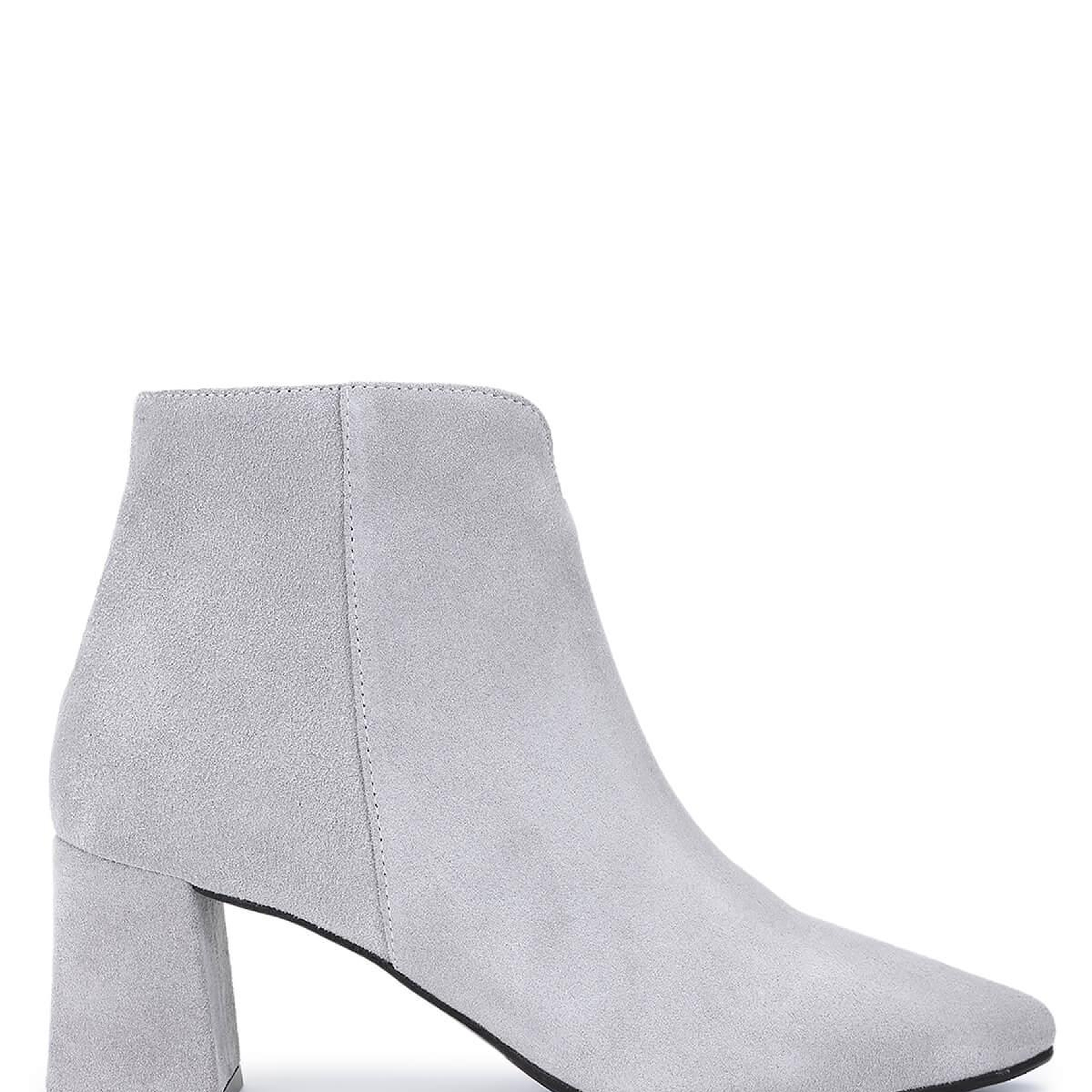 Tamer Tanca Kadın Hakiki Deri Taş Süet Topuklu Bot