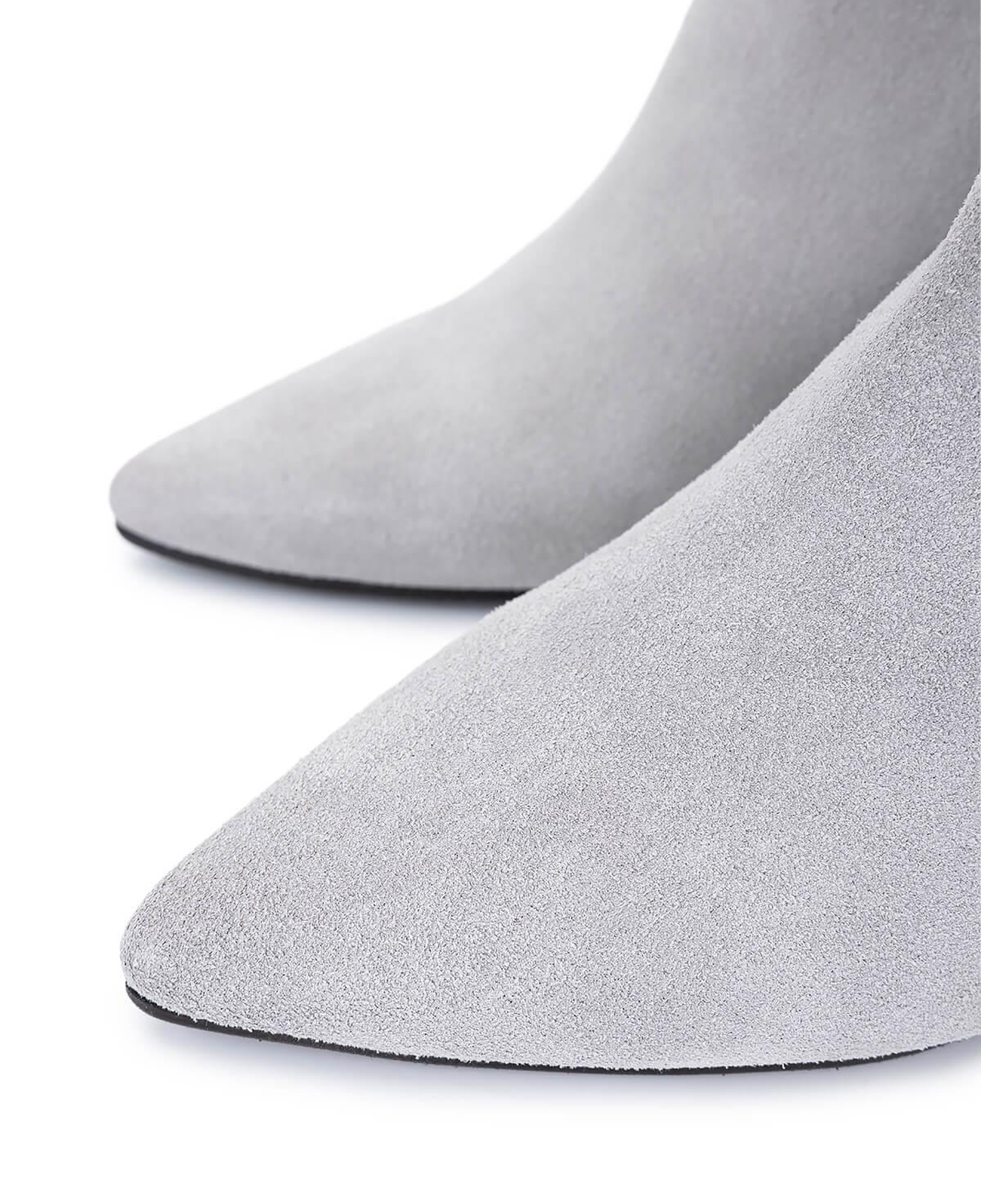 Tamer Tanca Kadın Hakiki Deri Taş Süet Topuklu Bot