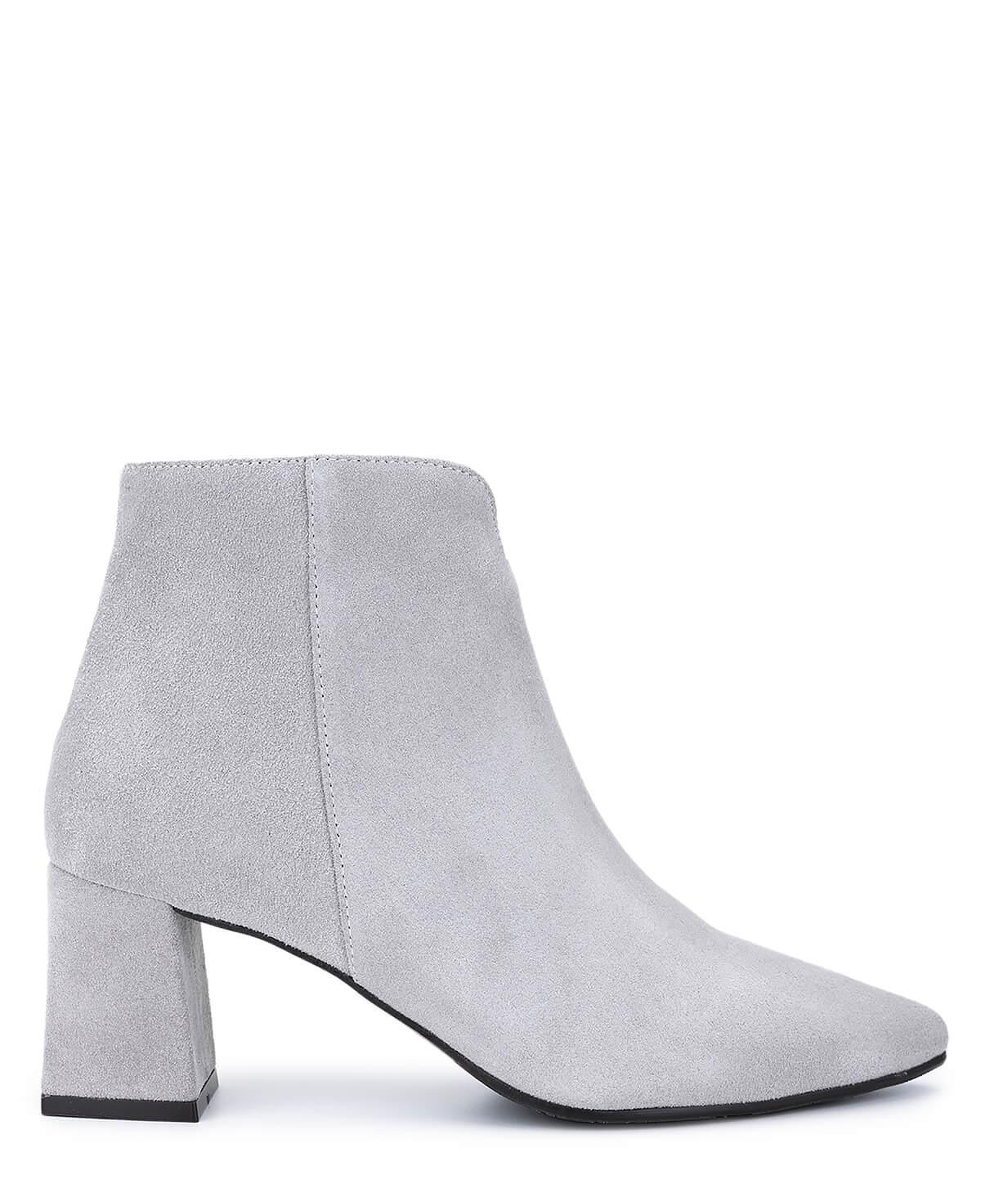 Tamer Tanca Kadın Hakiki Deri Taş Süet Topuklu Bot