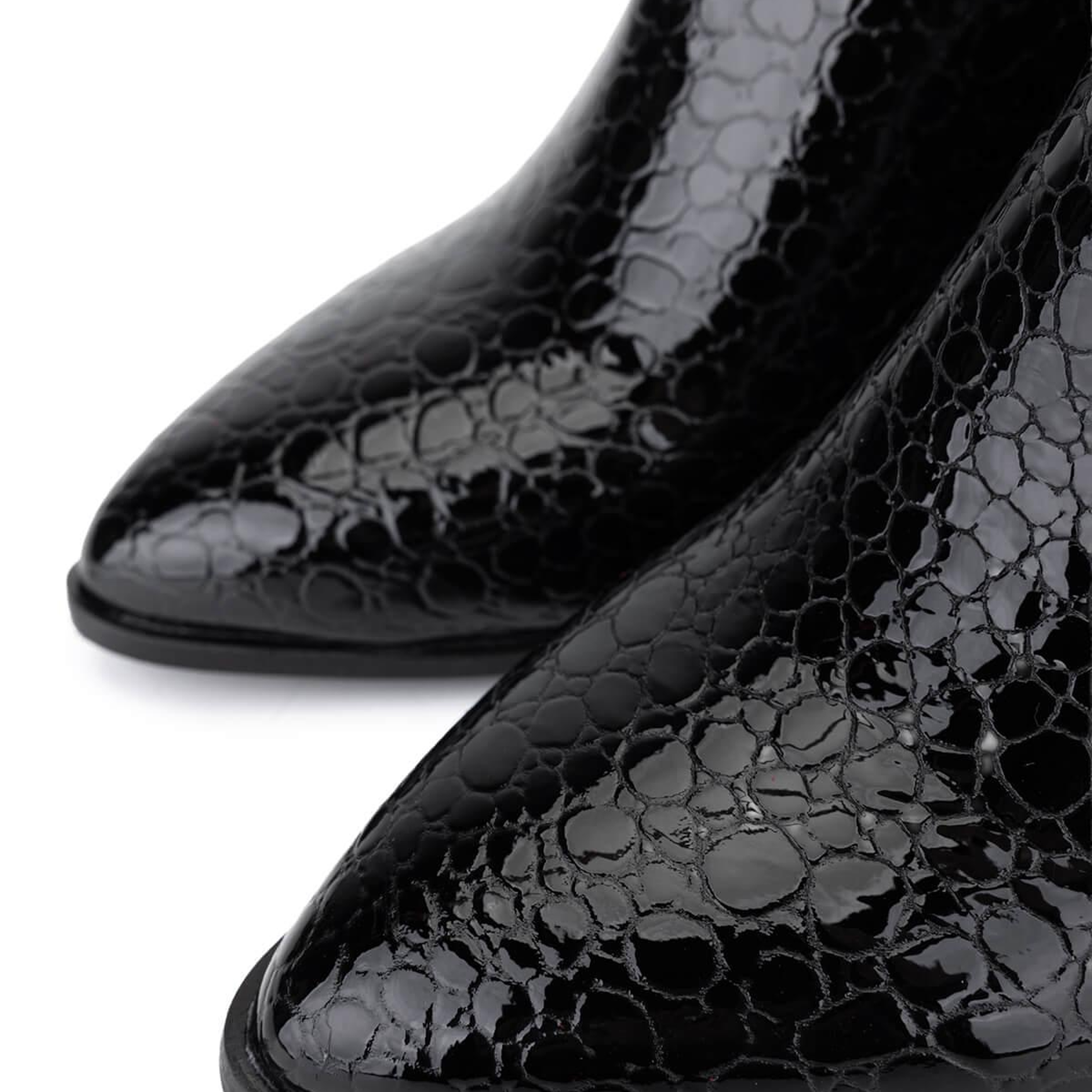 Tamer Tanca Kadın Hakiki Deri Siyah Topuklu Bot