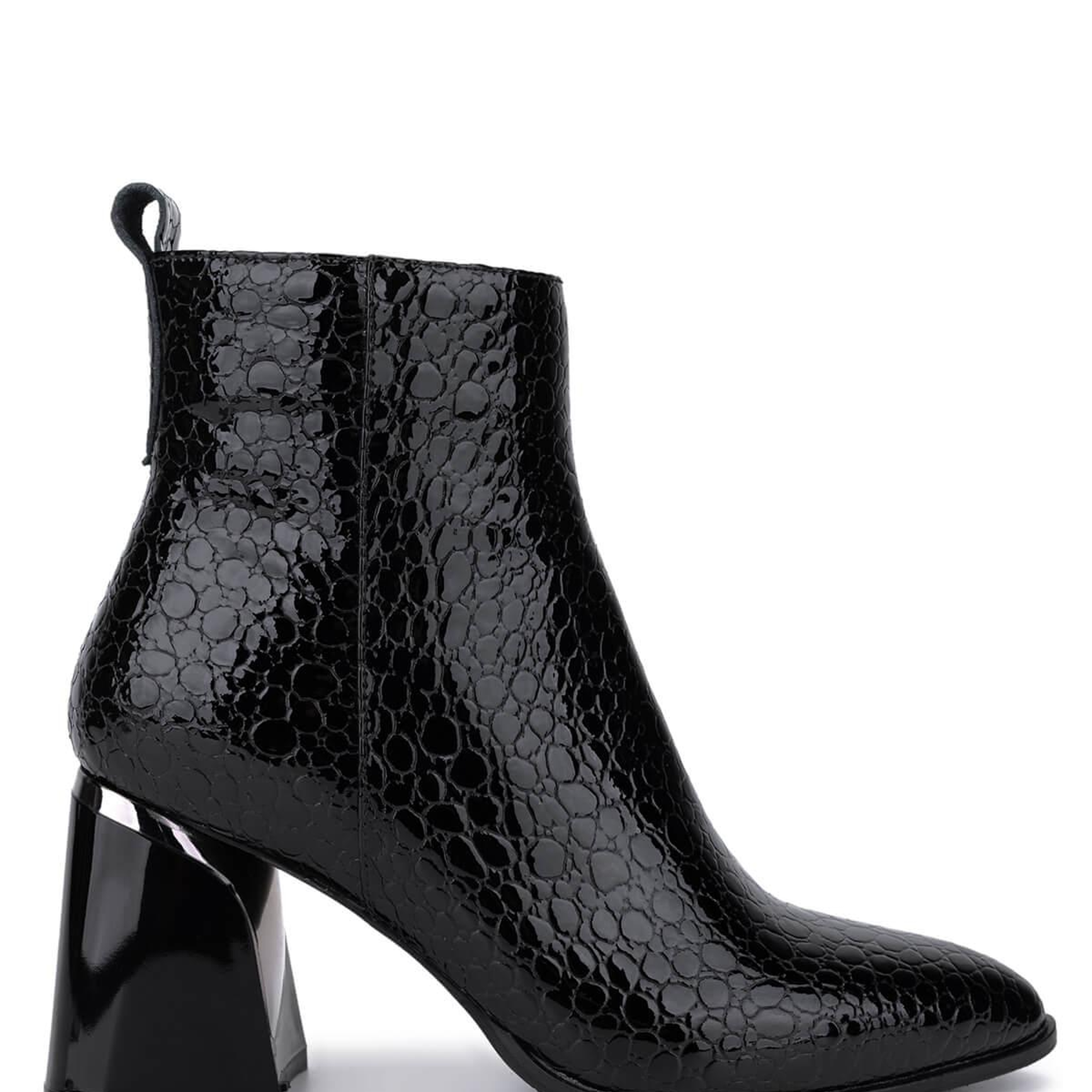 Tamer Tanca Kadın Hakiki Deri Siyah Topuklu Bot