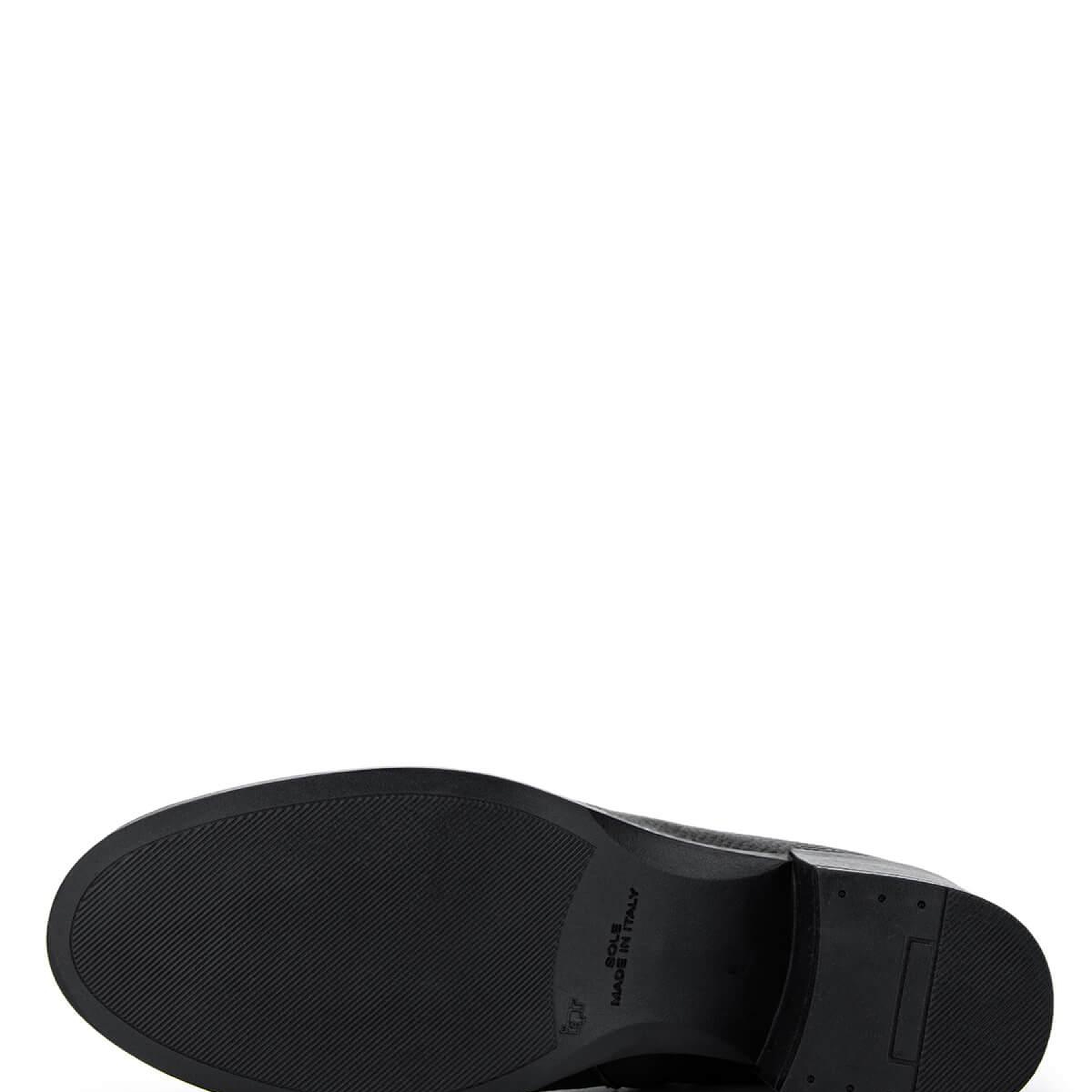 Tamer Tanca Kadın Hakiki Deri Siyah Floter Topuklu Bot