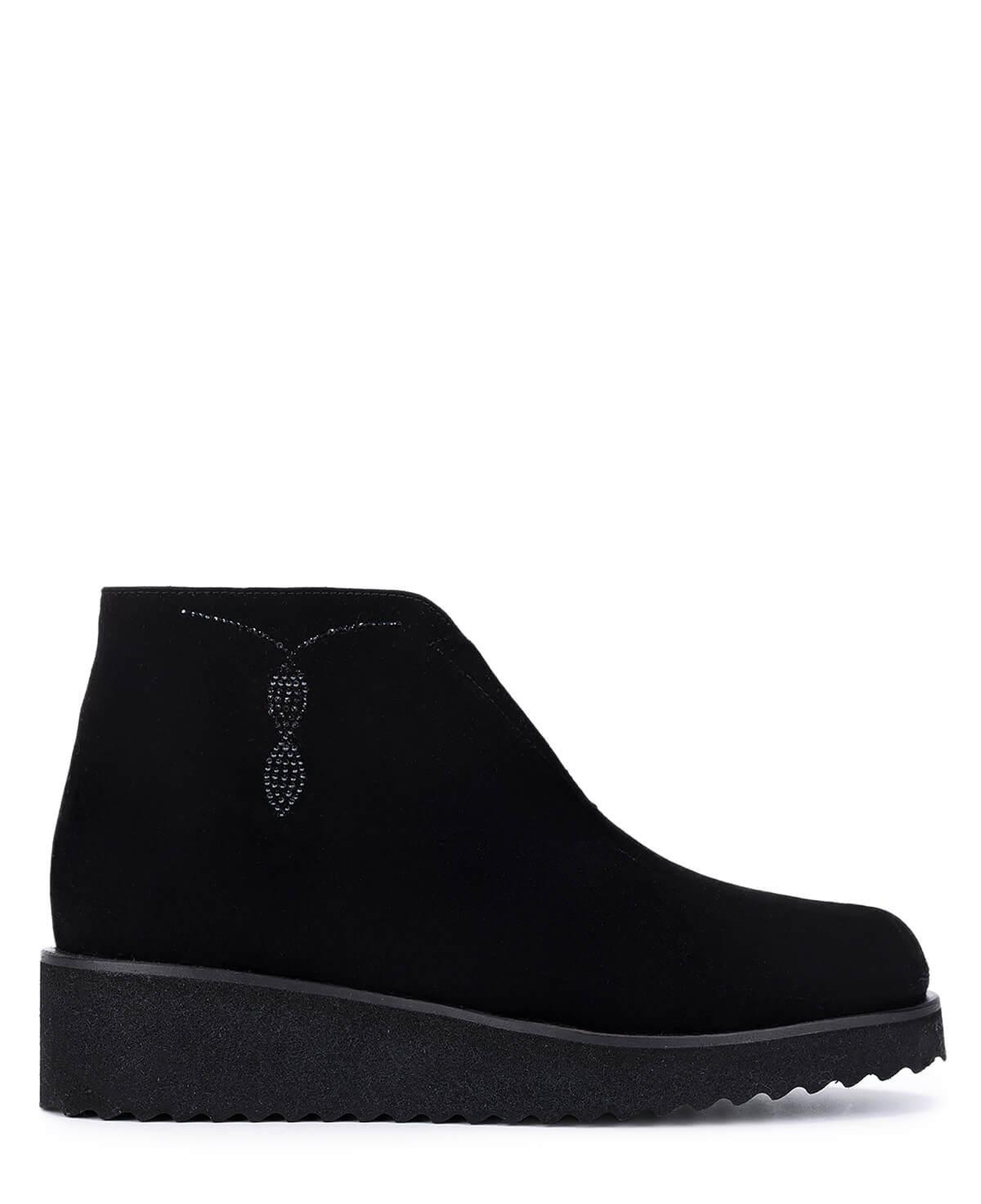 Tamer Tanca Kadın Hakiki Deri Siyah Süet Casual Bot