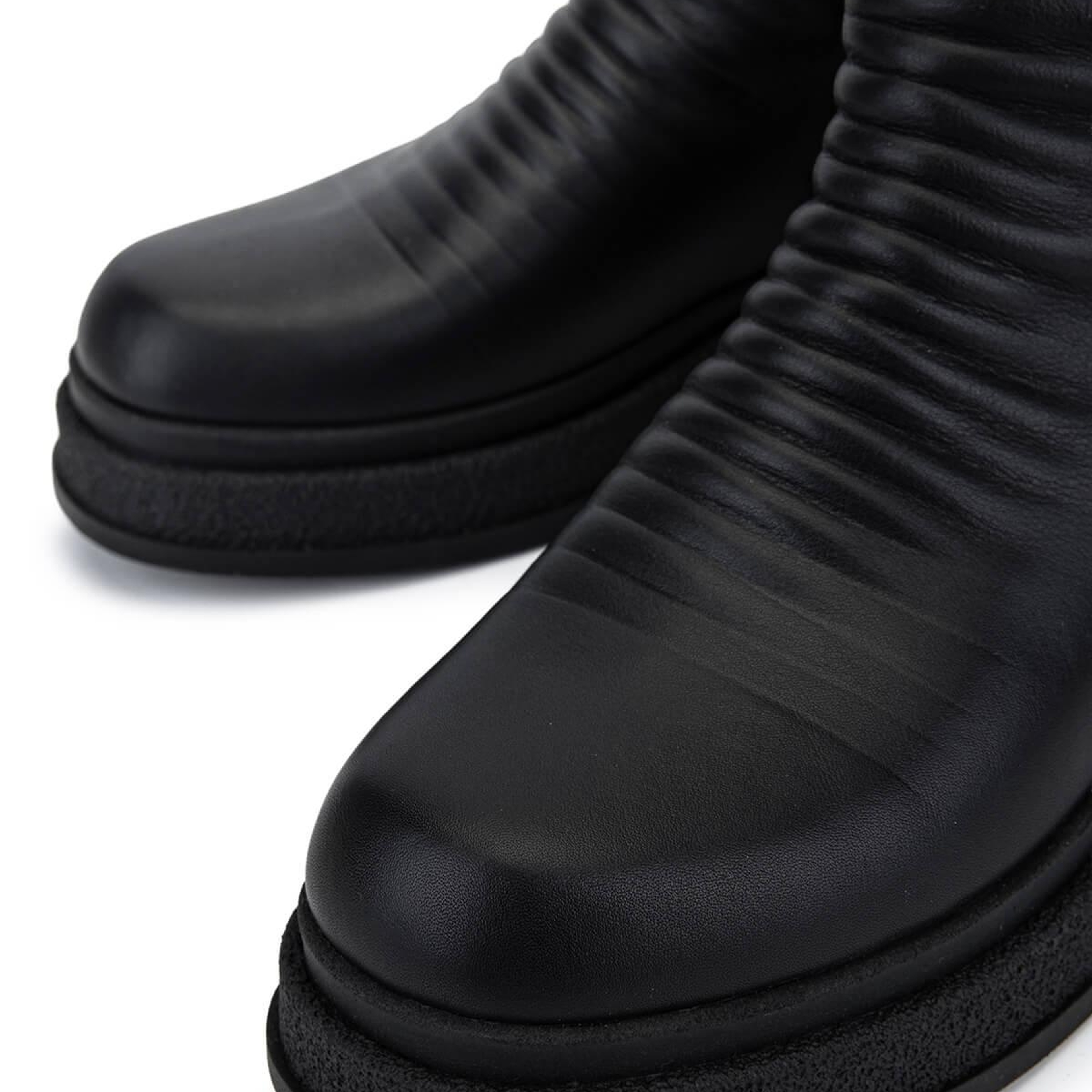 Tamer Tanca Kadın Hakiki Deri Siyah Deri Casual Bot